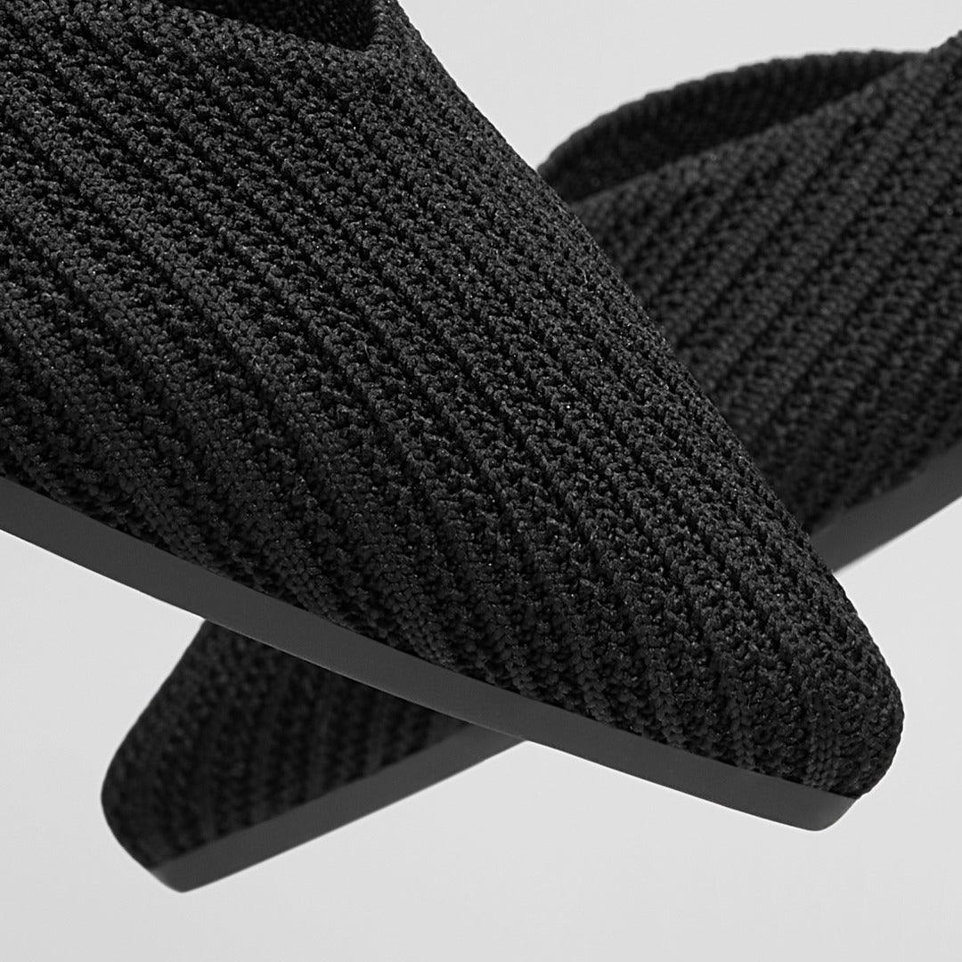 [Melia 2.0] ポインテッドトゥ Vカット フラットシューズ