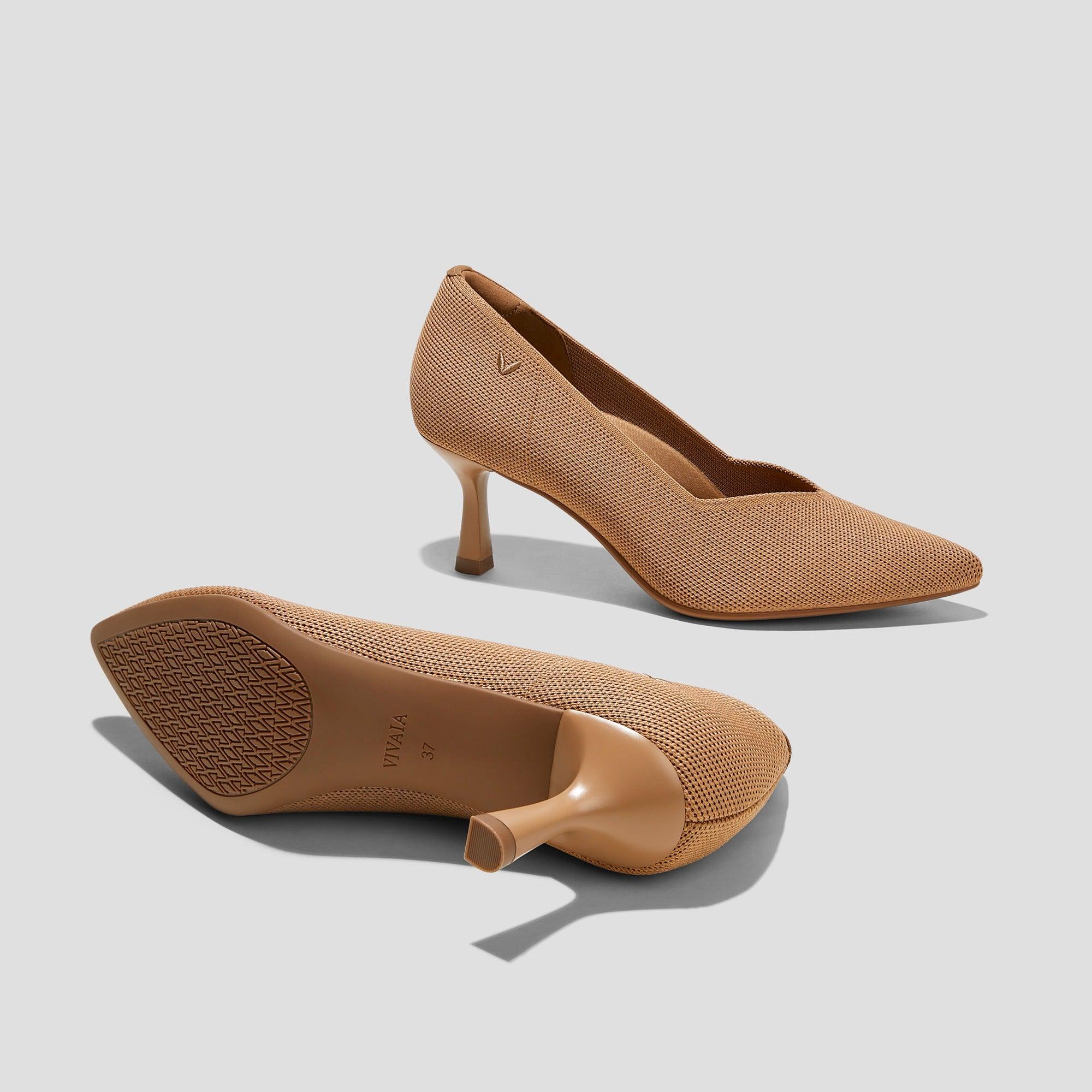 [Anna] ポインテッドトゥ ミッドヒール