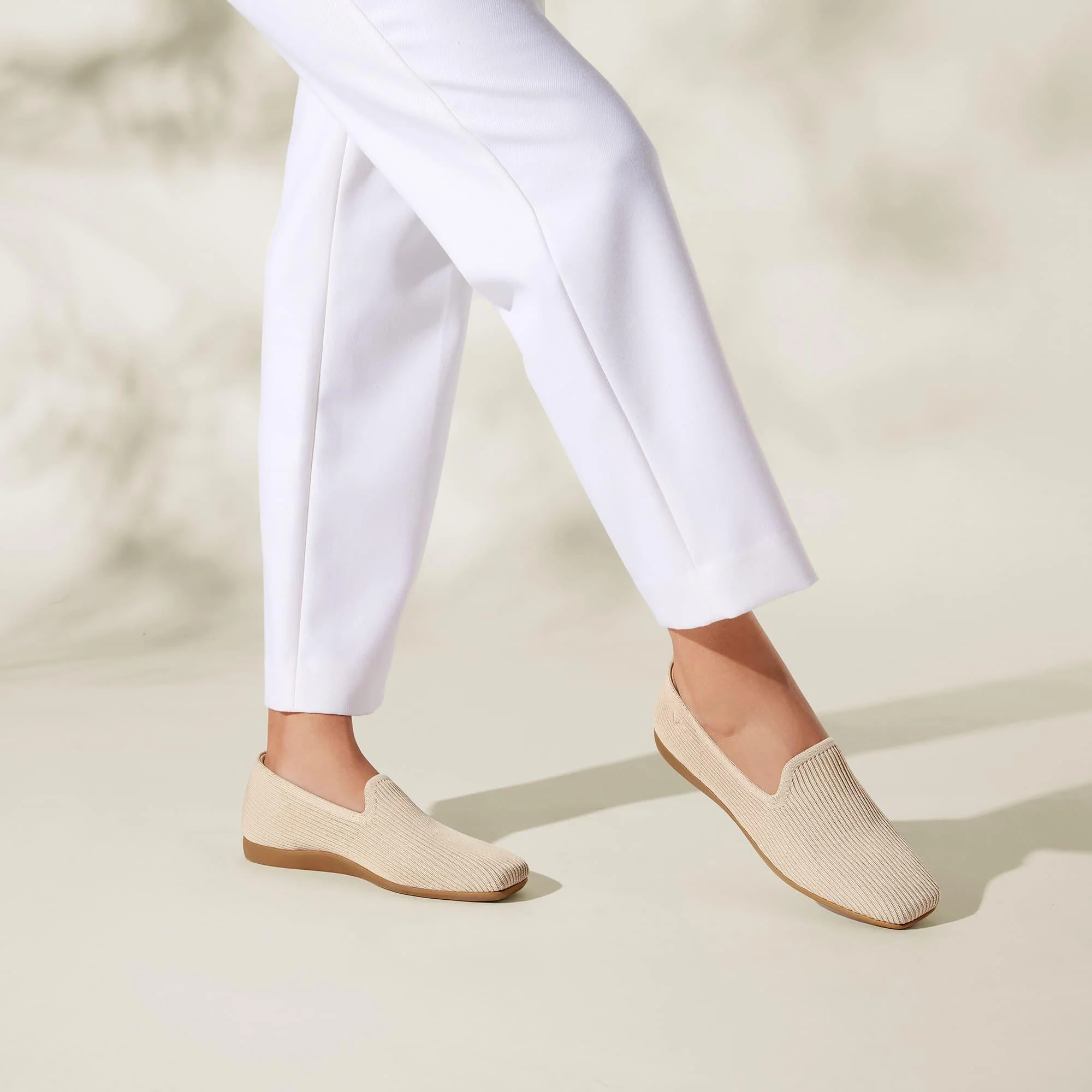 [Samantha Walker] スクエアトゥ 超撥水 軽量厚底 ローファー