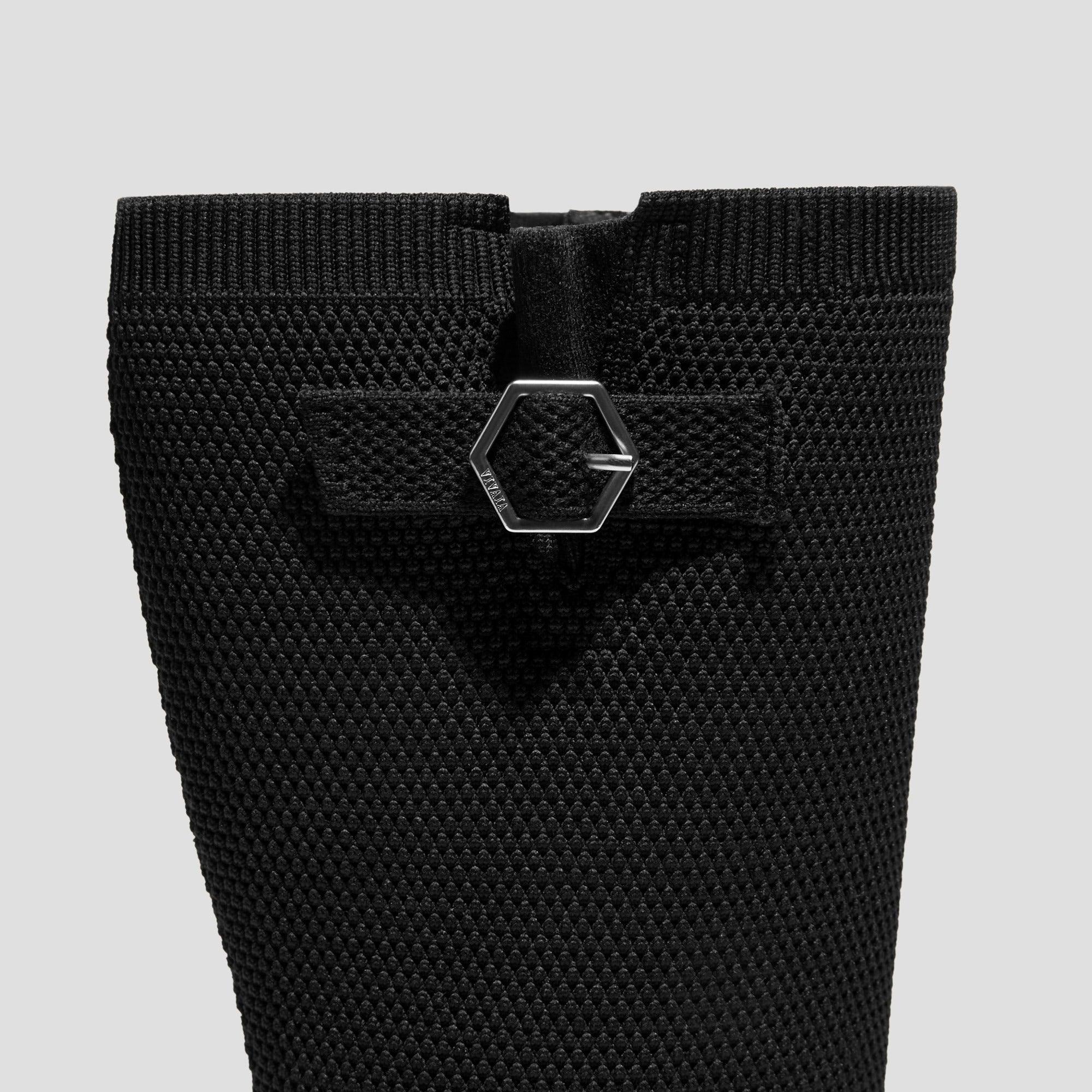 [Faith] ラウンドトゥ 撥水加工 ミッドカーフバイカーブーツ