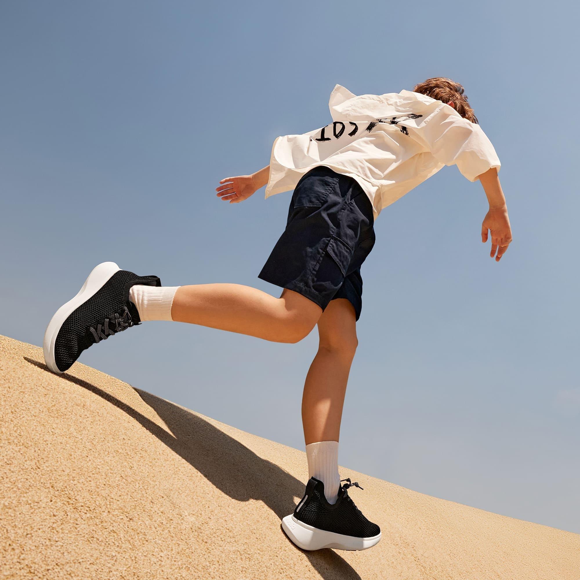 [Urban Kids] スニーカー スライダー メッシュ シューズ