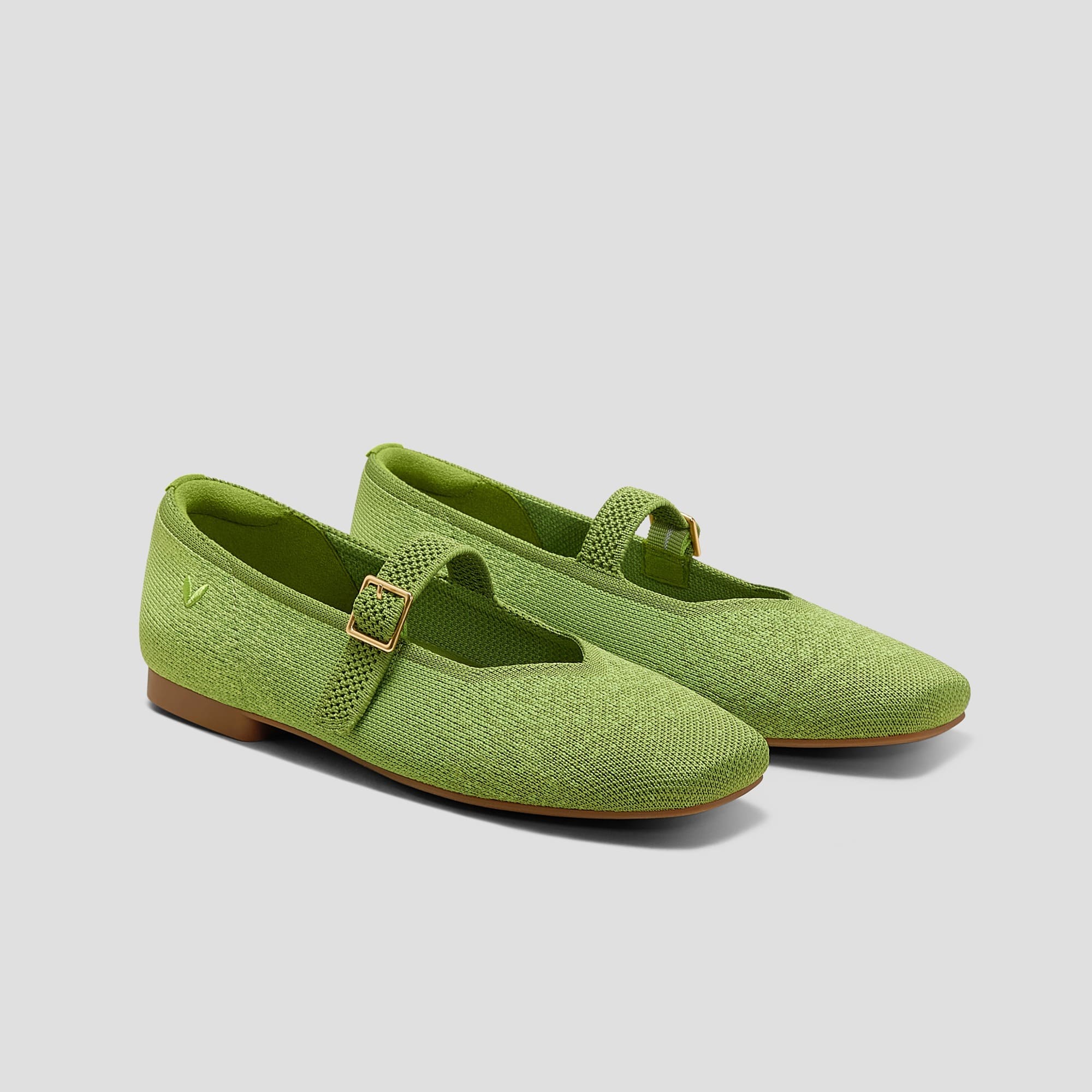 [Margot Mary-Jane] アースデイ限定版 スクエアトゥ メリージェーン フラットシューズ