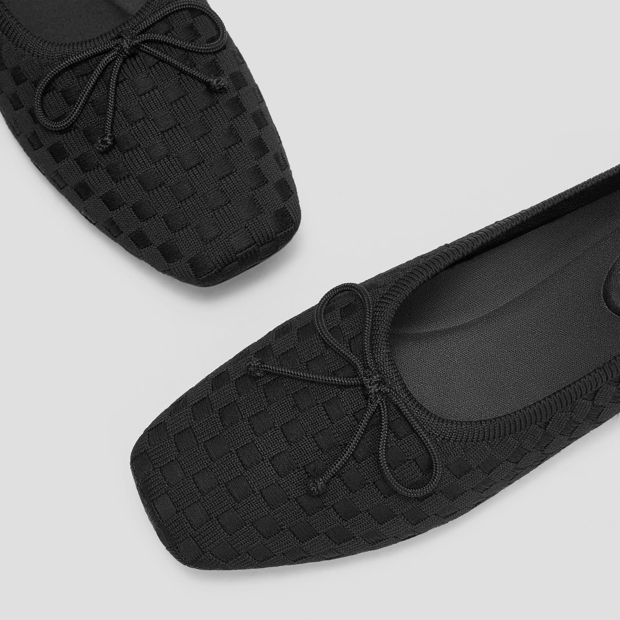 [Margaret] スクエアトゥ ボウバレリーナ フラット