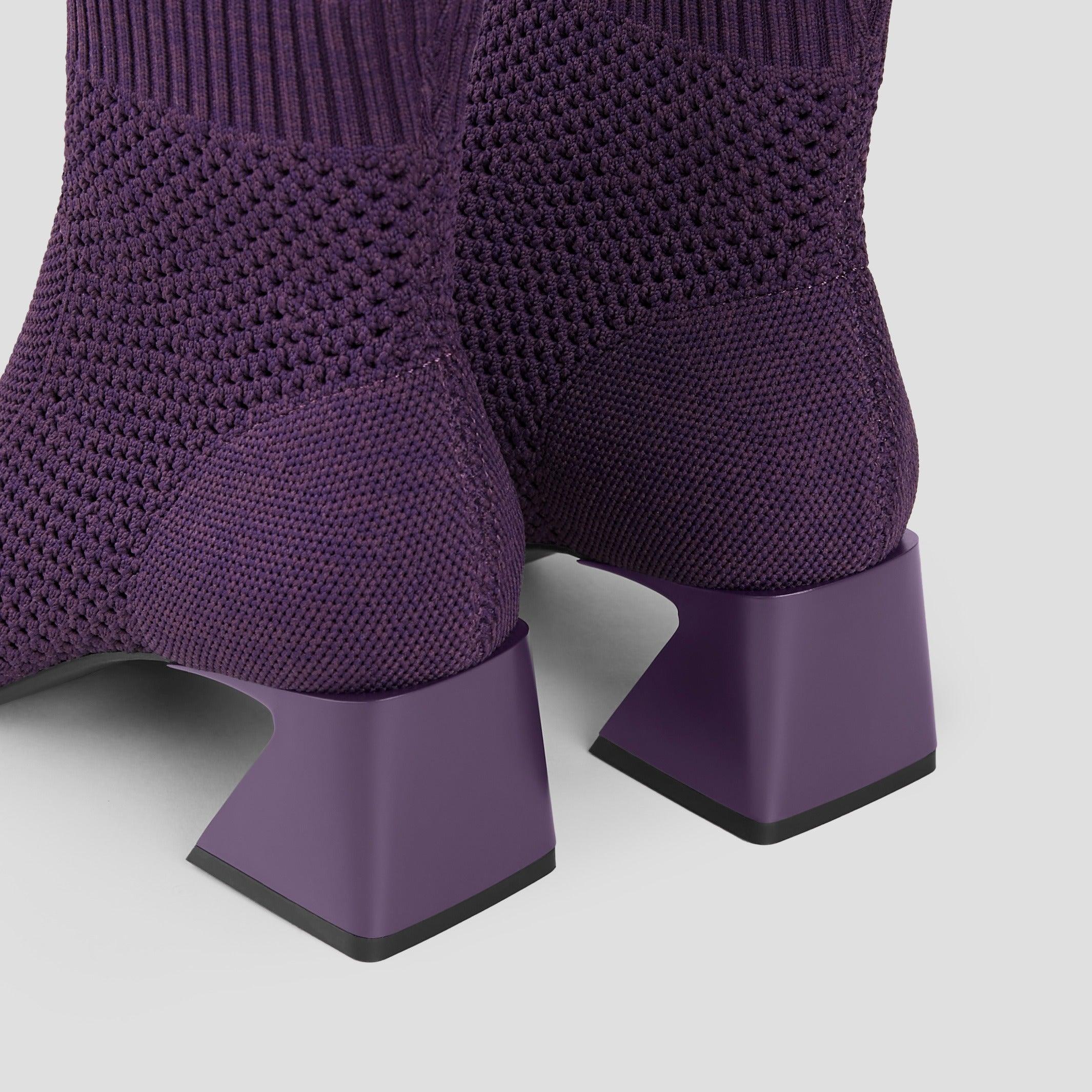 [Melissa 2.0] スクエアトゥ レトロデザイン ショートブーツ