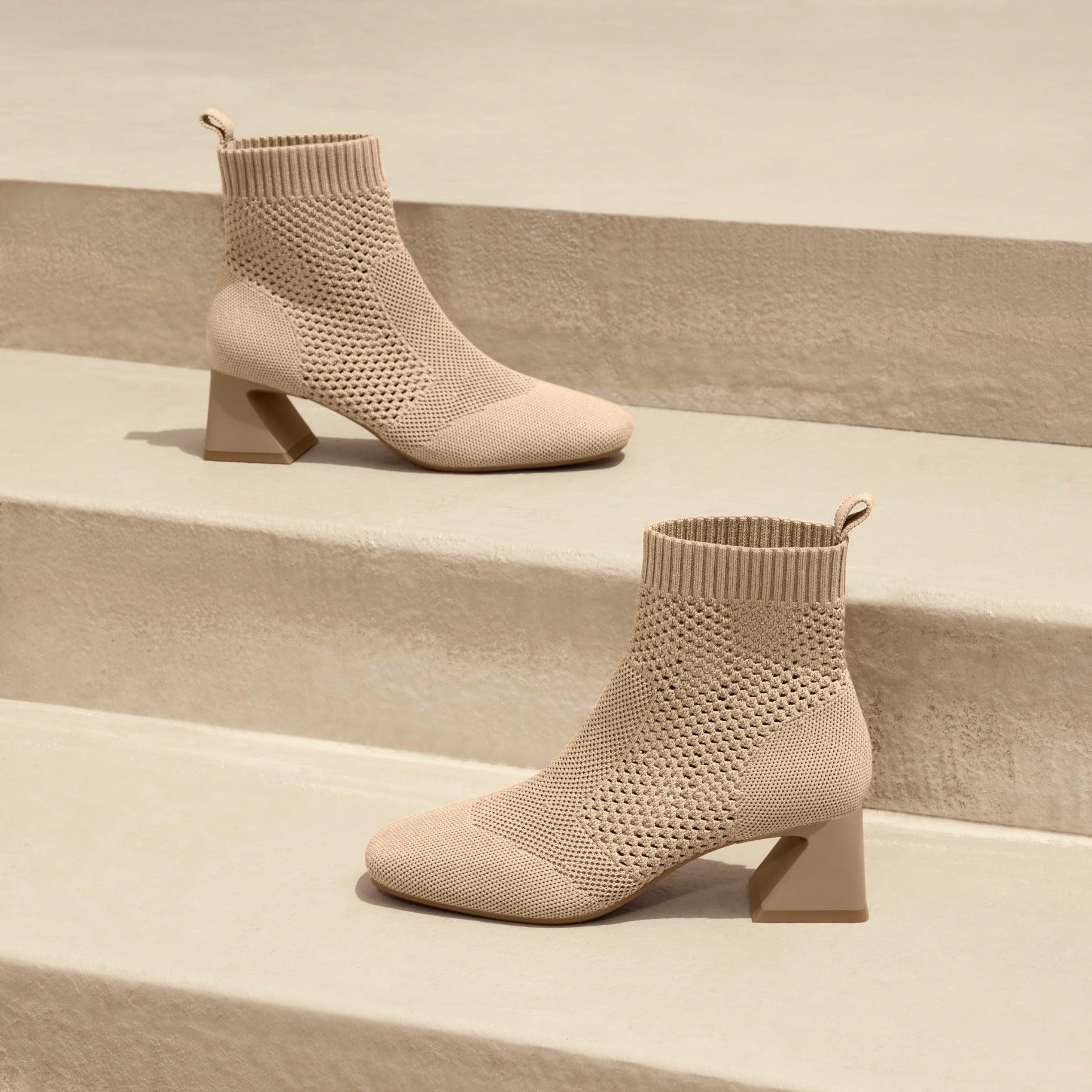 [Melissa 2.0] スクエアトゥ レトロデザイン ショートブーツ