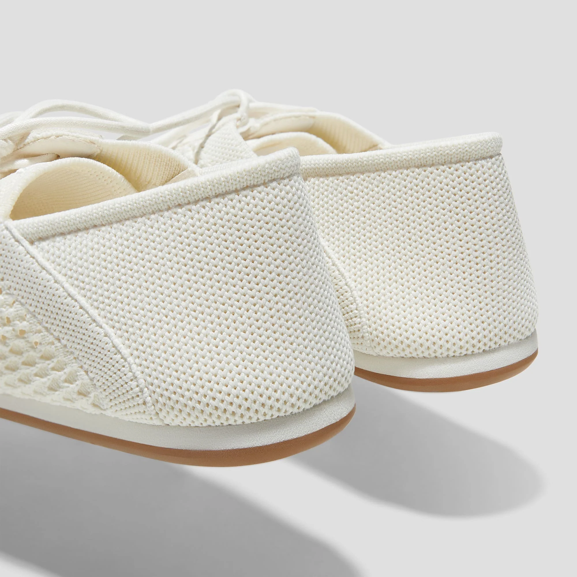 [Yara] アーモンドトゥ メッシュ バレエスニーカー