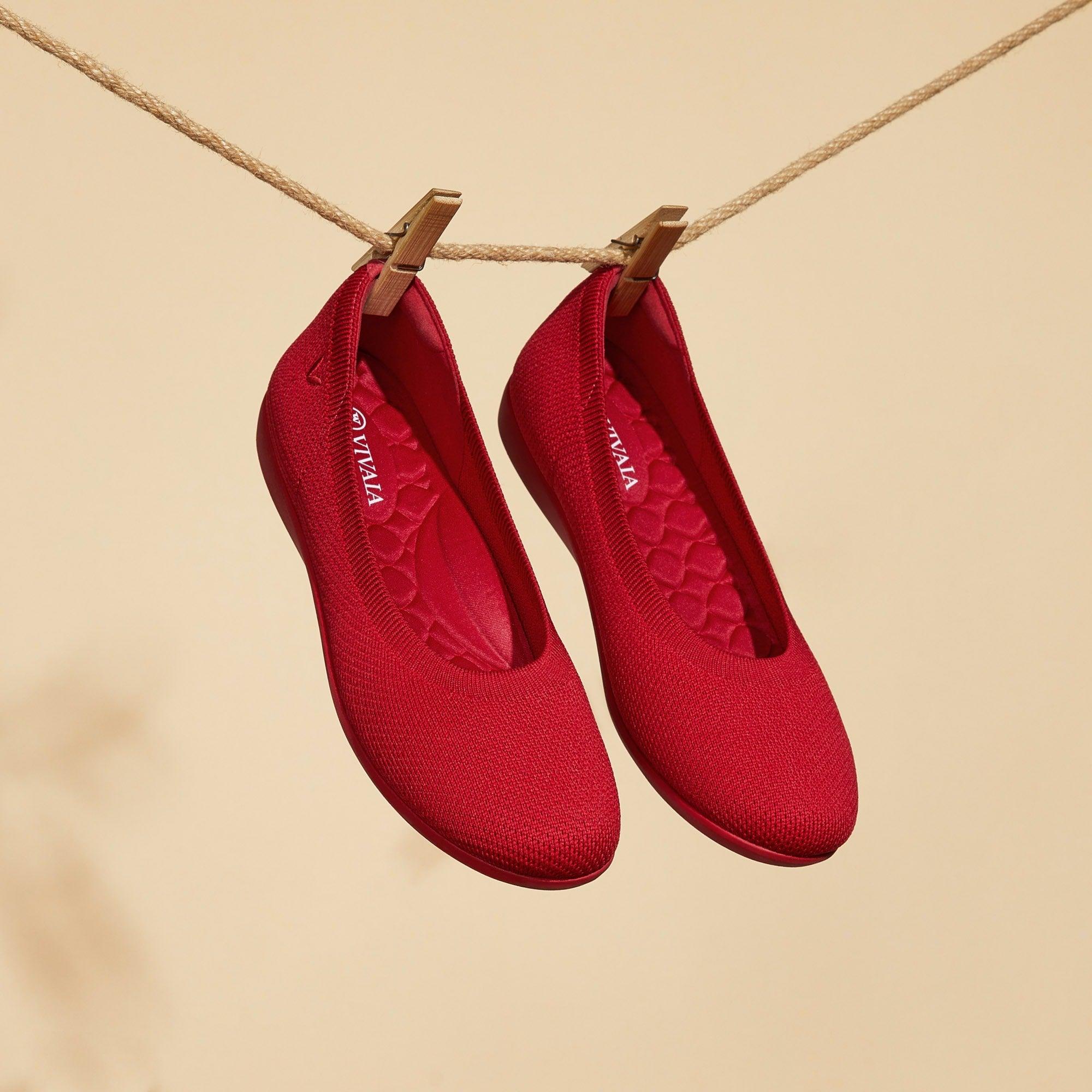 [Claire Walker] ラウンドトゥ 超軽量 厚底 フラットシューズ