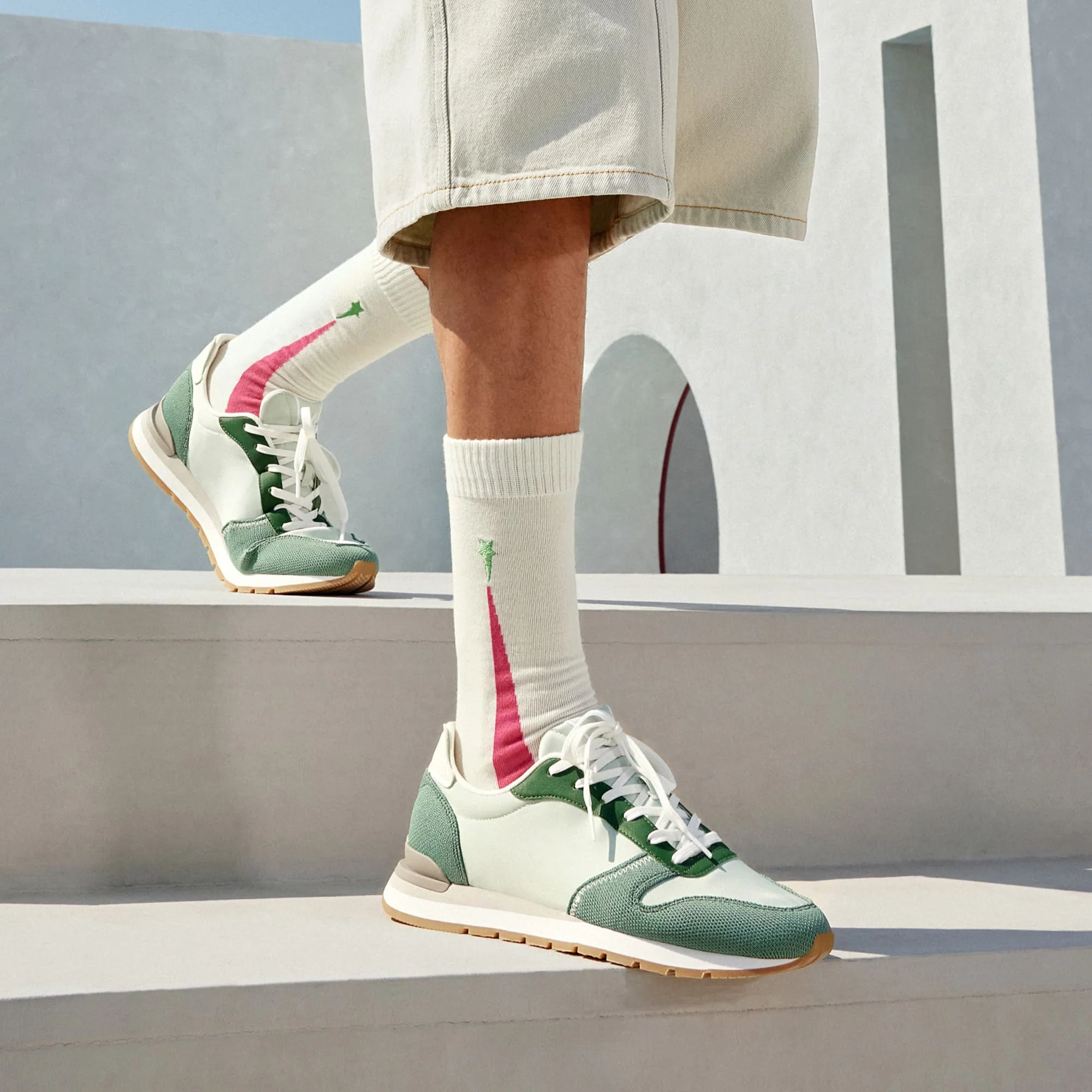 [Allegro] ユニセックス サテン ラックス スニーカー