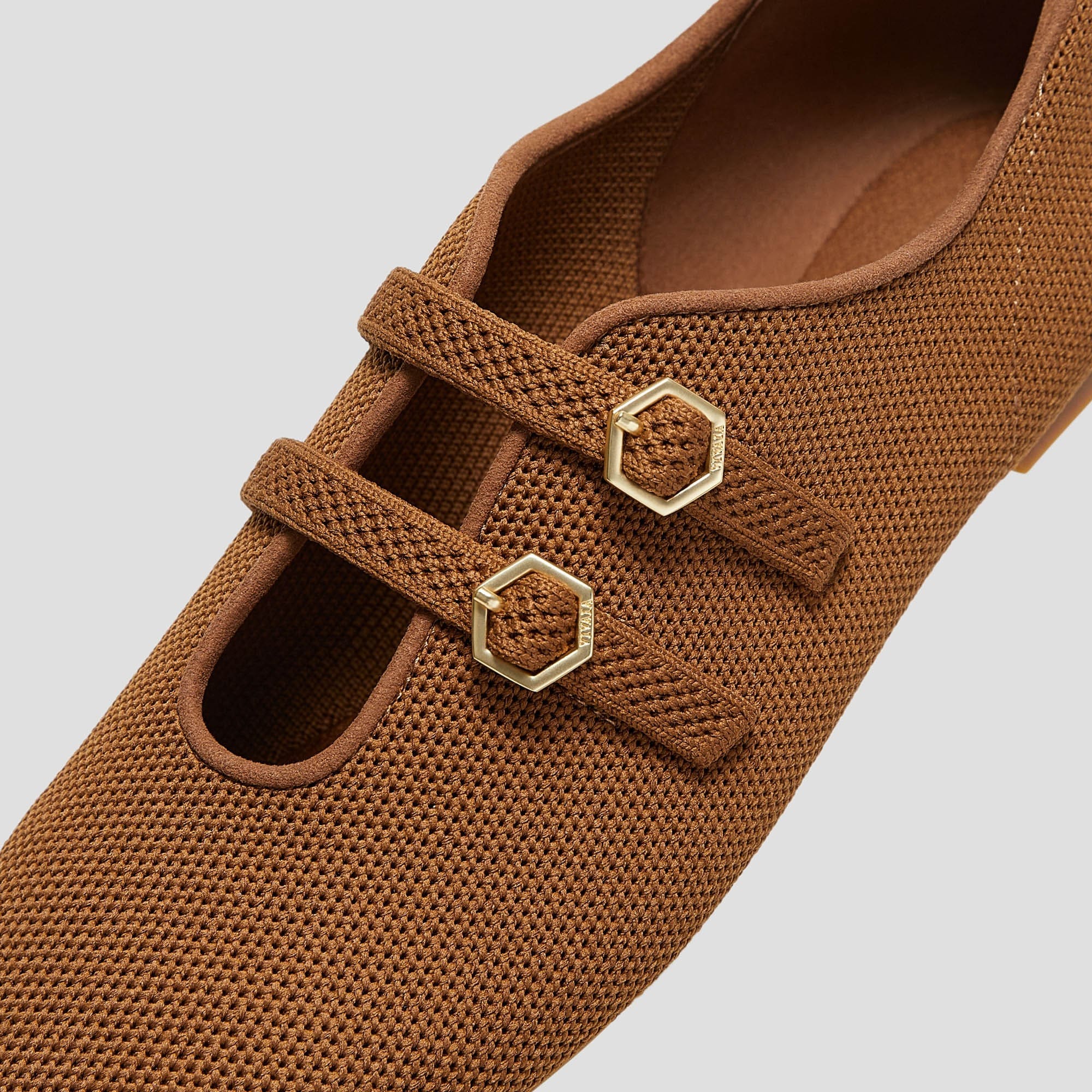 [Natalie] 二重ストラップ フラット