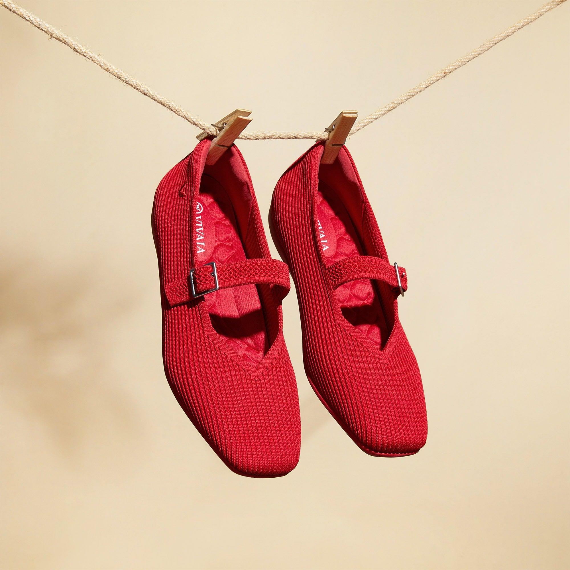 [Margot Walker Mary-Jane] スクエアトゥ 超軽量 厚底 メリージェーン フラットシューズ