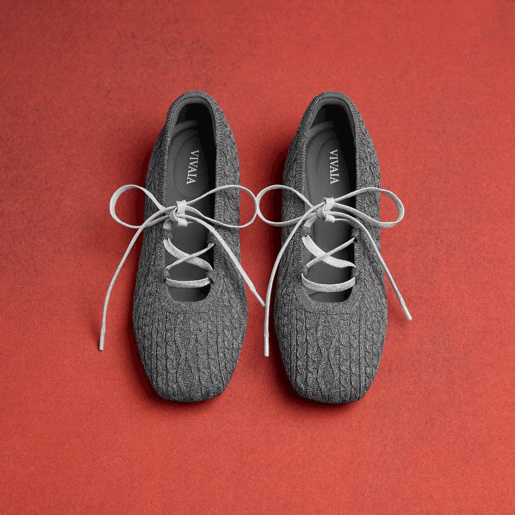 [Miley] スクエアトゥ レースアップ メリージェーン