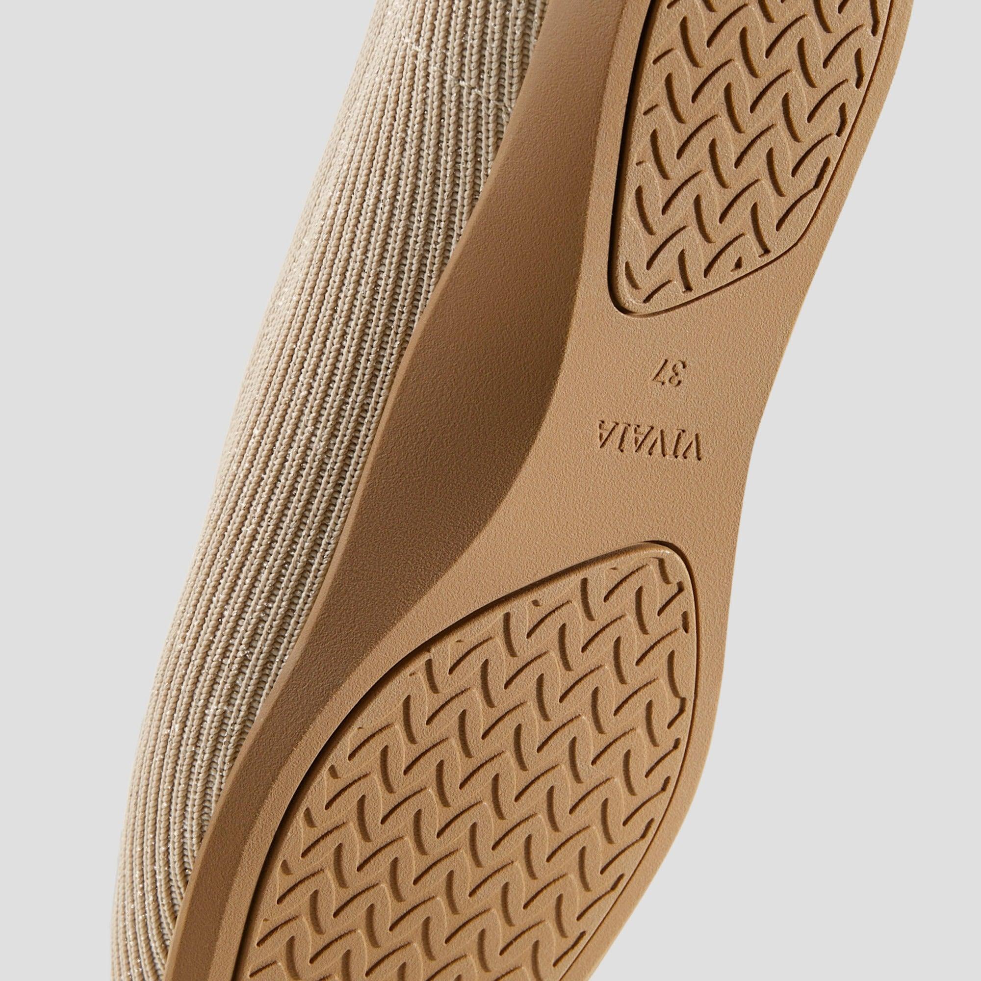 [Margot Walker] スクエアトゥ 超軽量 厚底 フラットシューズ