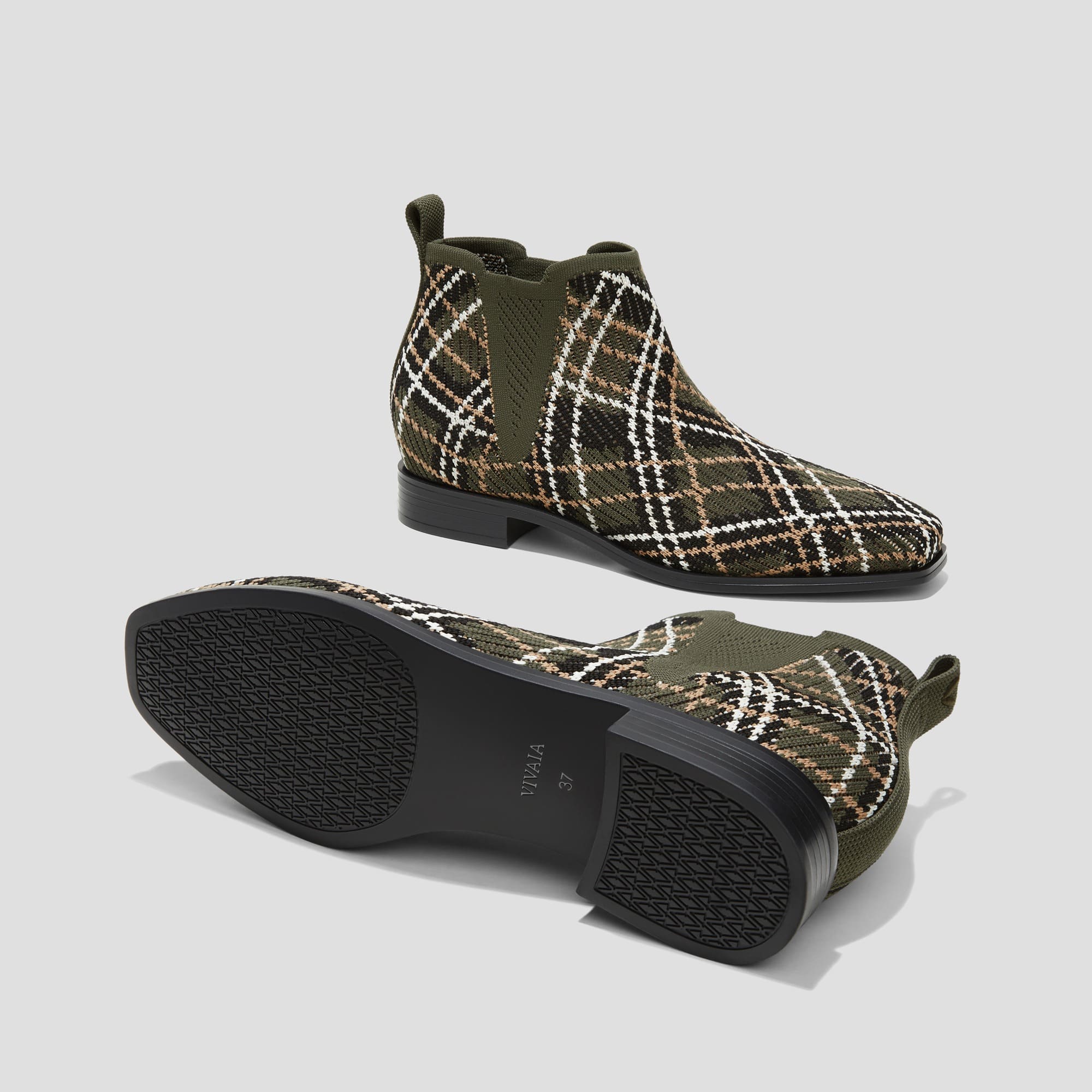 [Ryan Slip-on] スクエアトゥ 撥水加工 スリッポン チェルシーブーツ