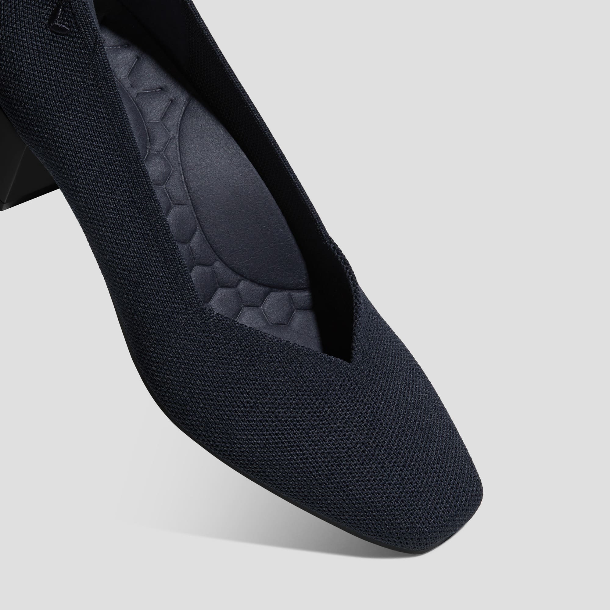 [Megan]  スクエアトゥ  ストレスフリー ブロックヒール