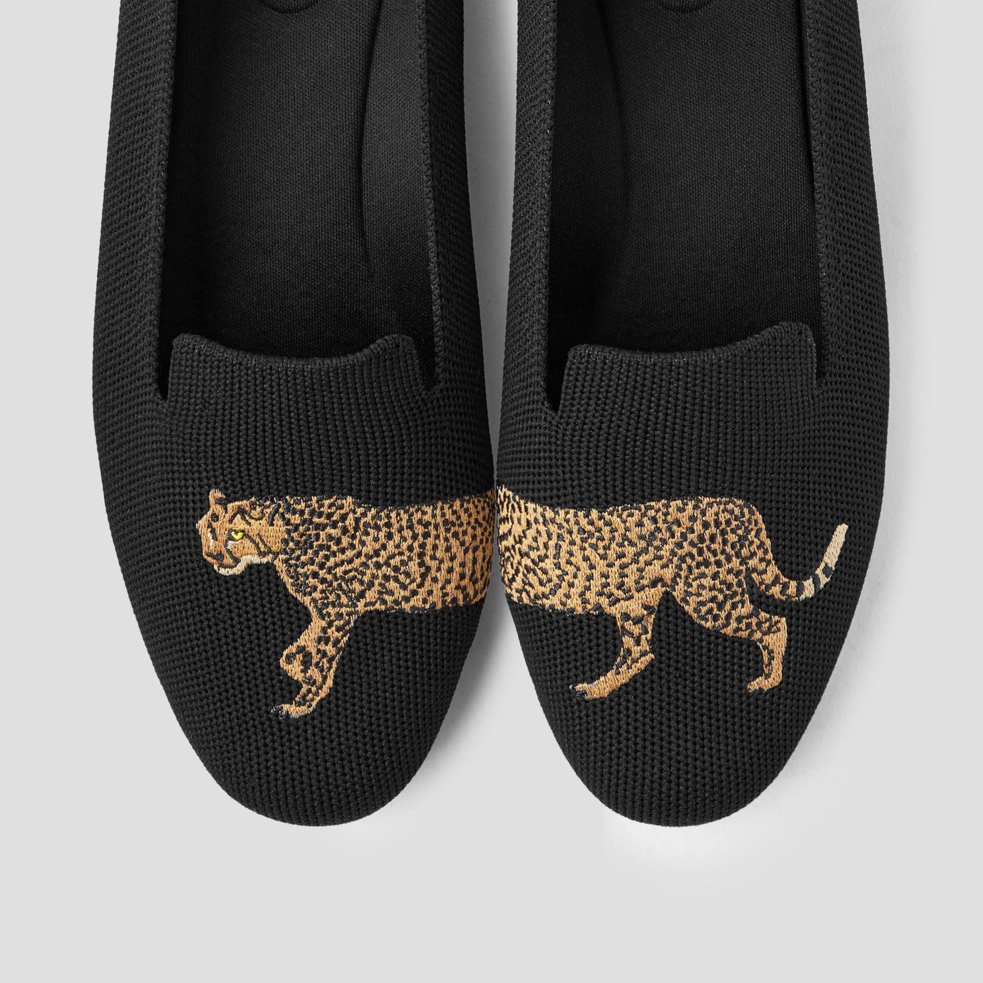 [Audrey] ラウンドトゥ アニマル刺繍 ローファー