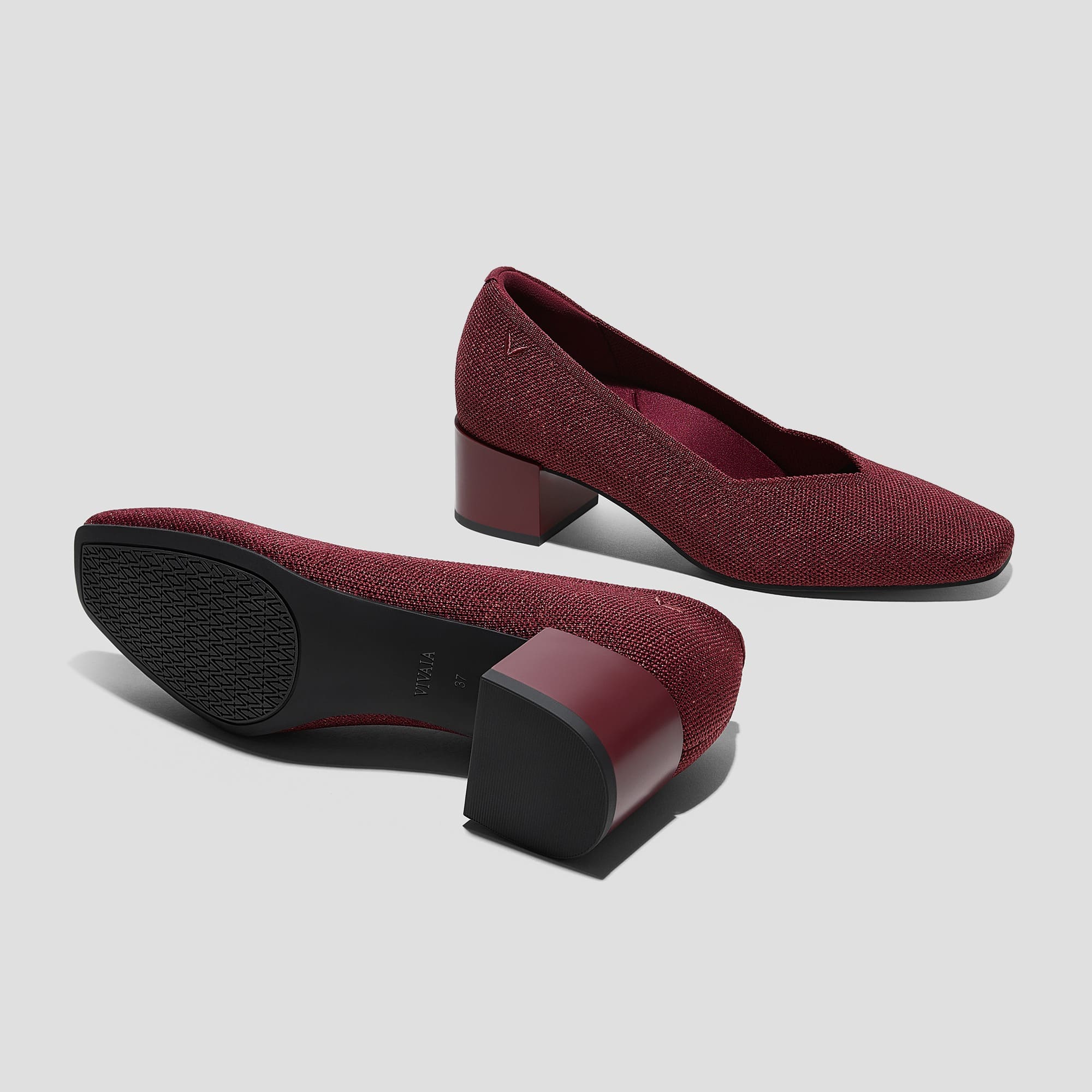 [Megan] スクエアトゥ ストレスフリー ブロックヒール