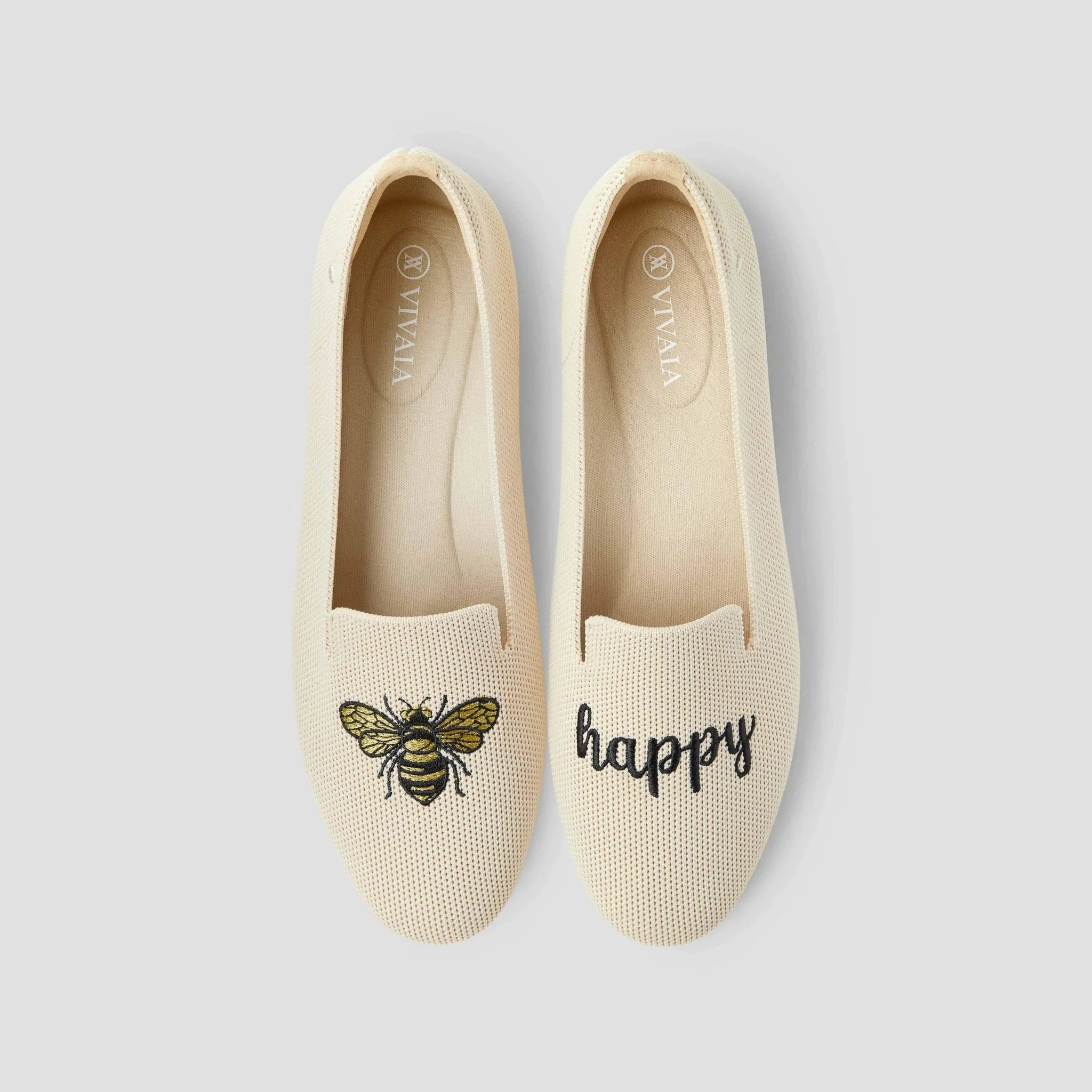 [Audrey] ラウンドトゥ アニマル刺繍 ローファー