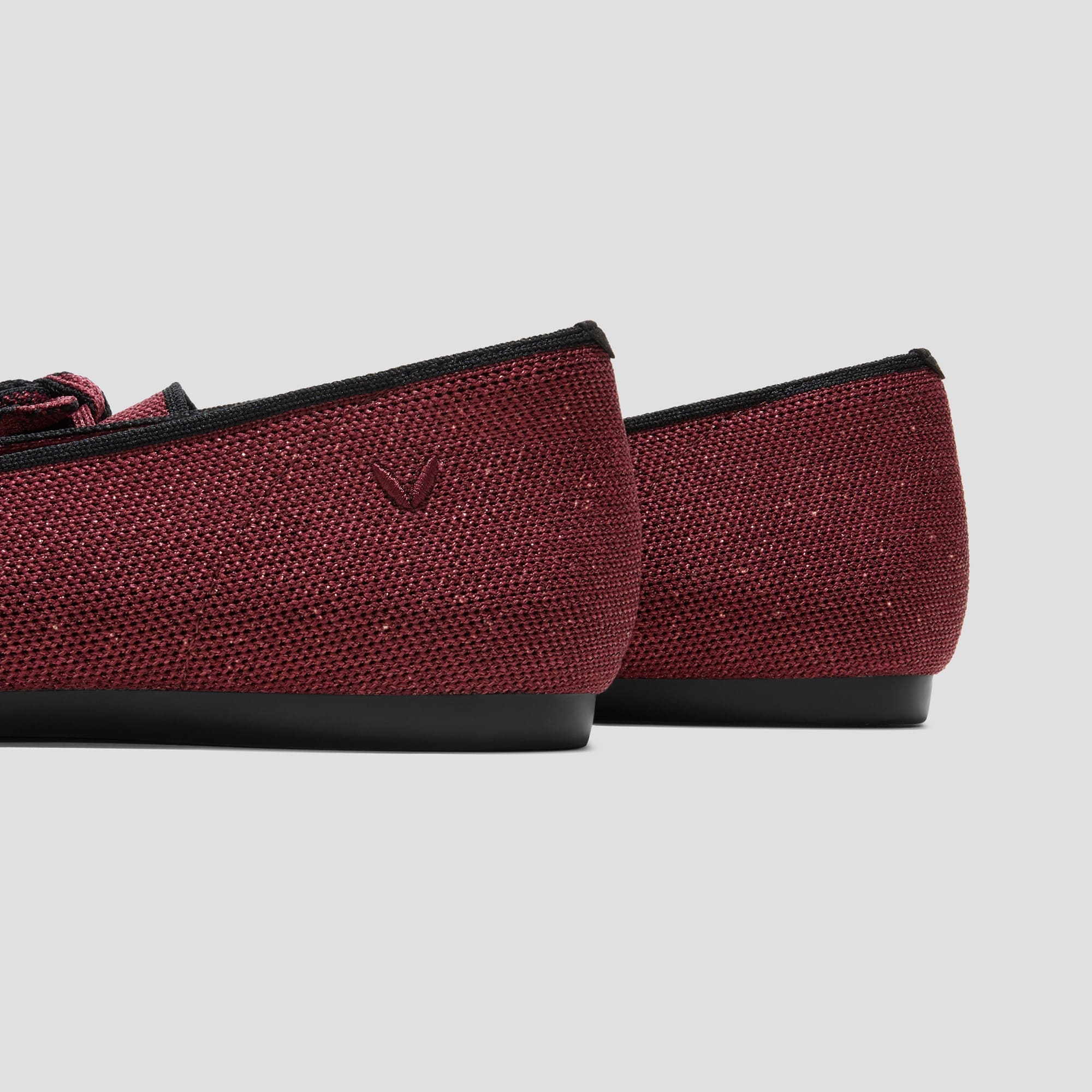 [Michelle] ポインテッドトゥ リボン付き ローファー