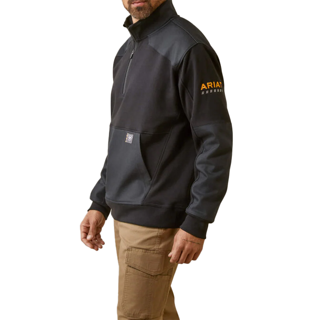 Ariat Men's Rebar Workman Duracanvas 1/4 Zip Sweatshirt