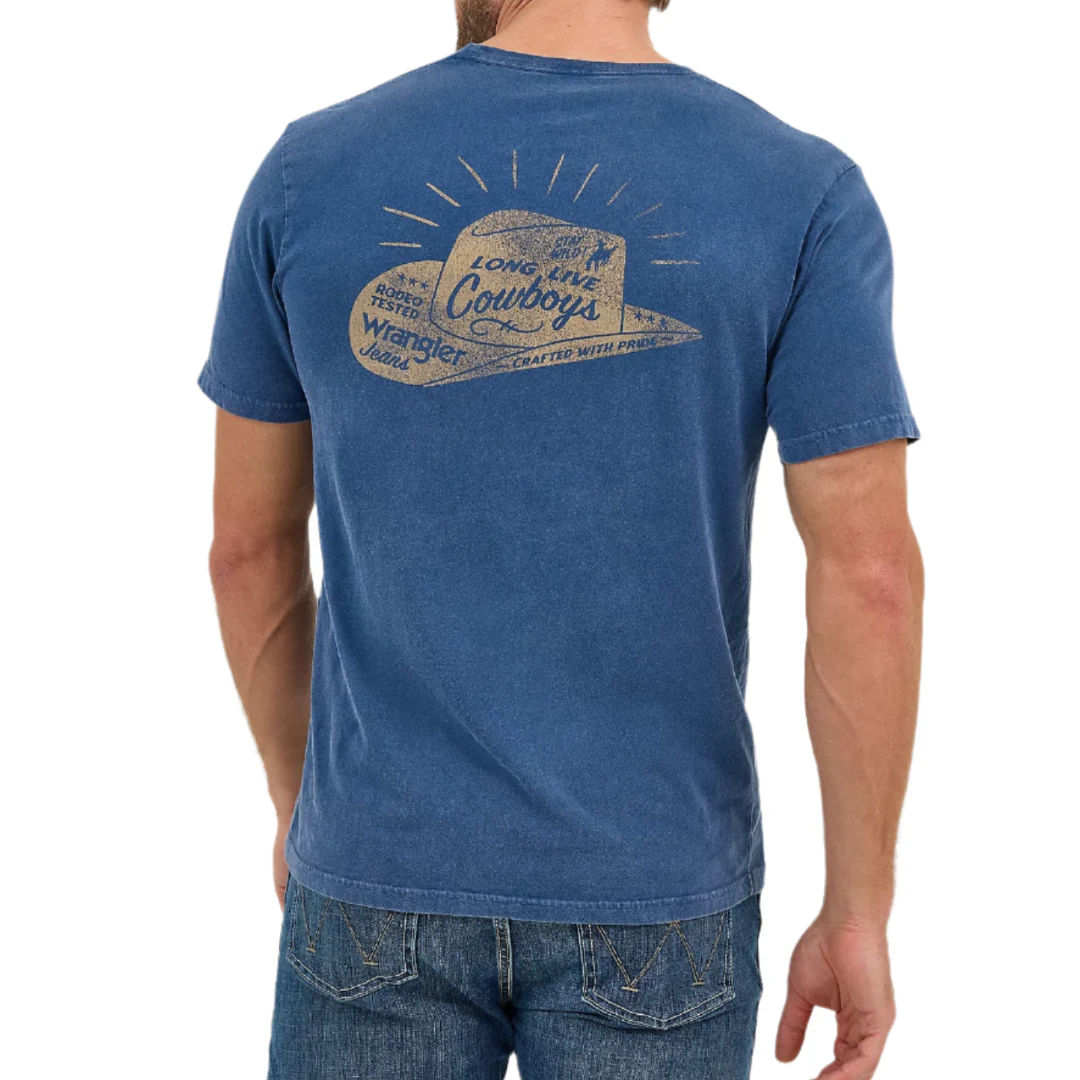 Wrangler Men's Back Graphic Pocket T-Shirt
