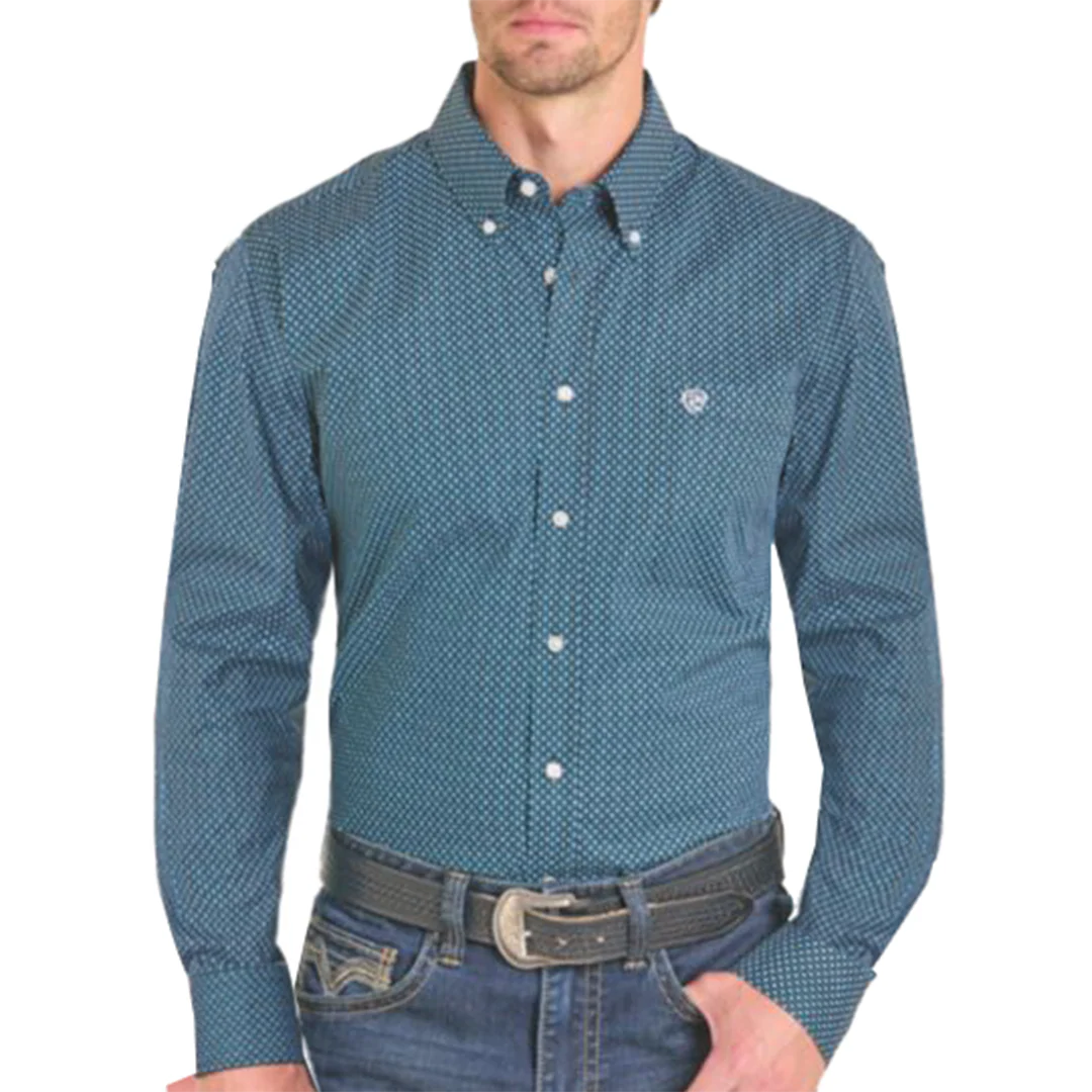 Rock & Roll Denim Men's Long Sleeve Button Shirt