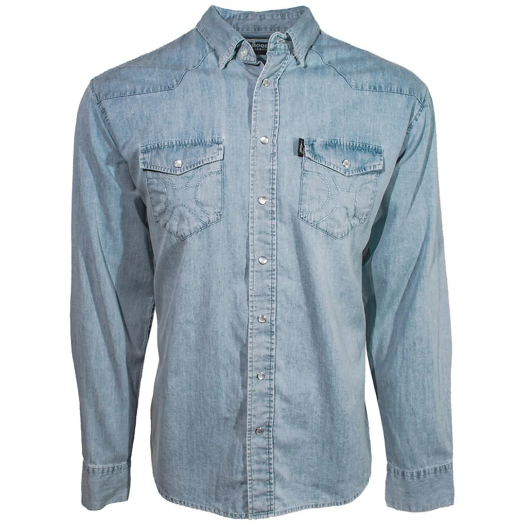 Hooey Brands Men's Chambray Denim Shirt