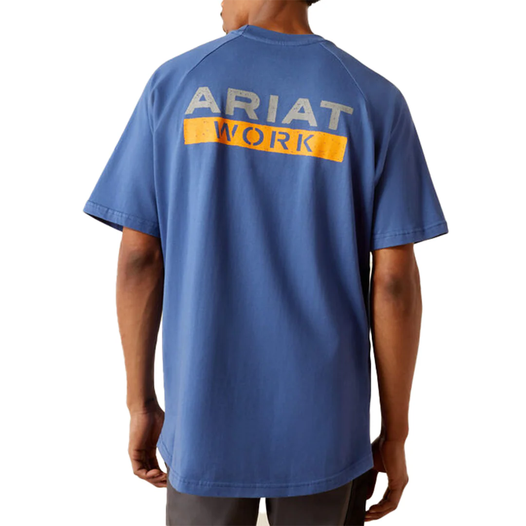 Ariat Men's Rebar Cotton Strong Logo T-Shirt