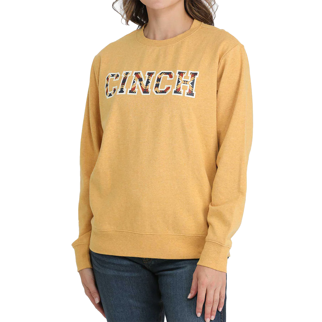 Cinch Women's Aztec Logo Sweatrshirt