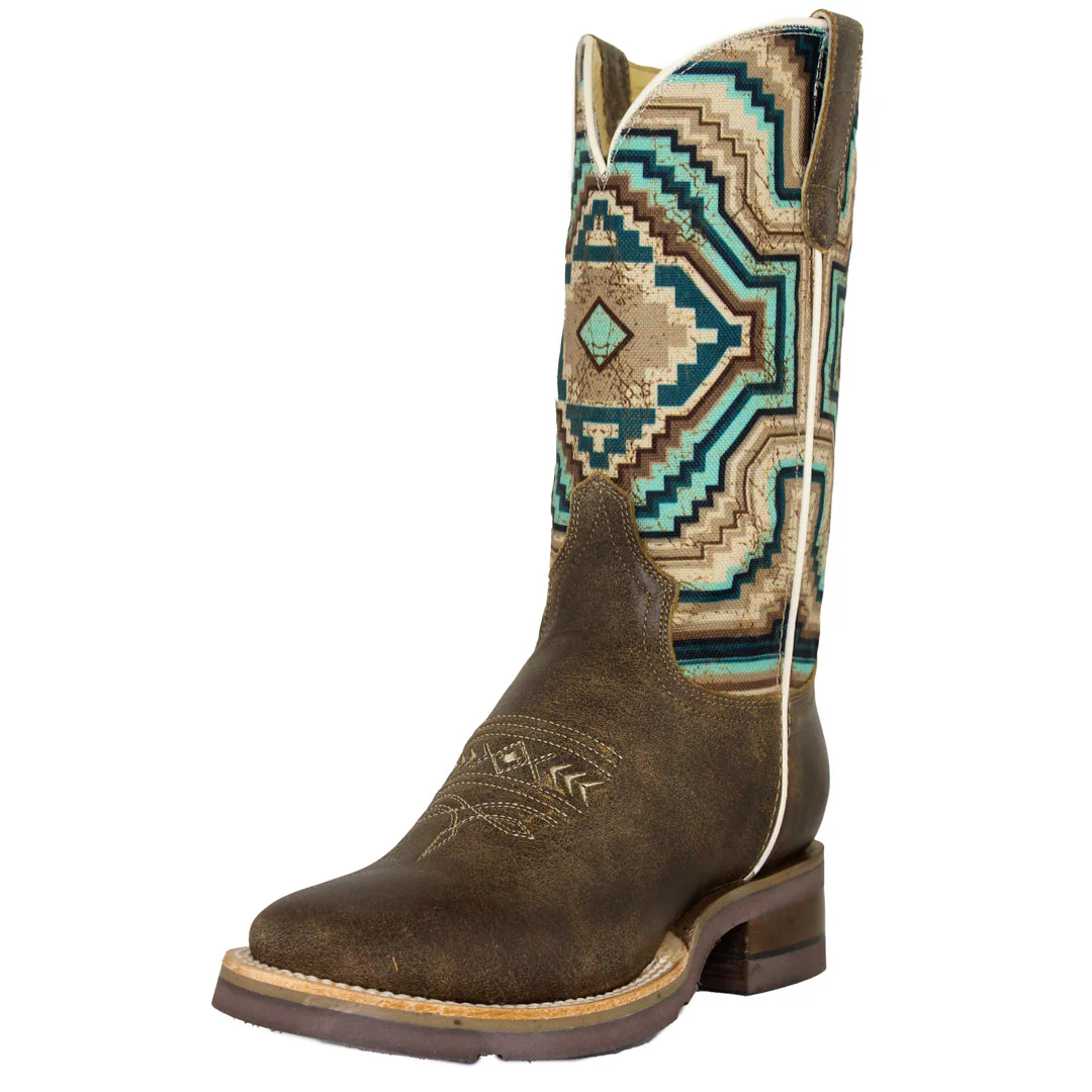 Roper Women's Aztek Print Cowgirl Boots