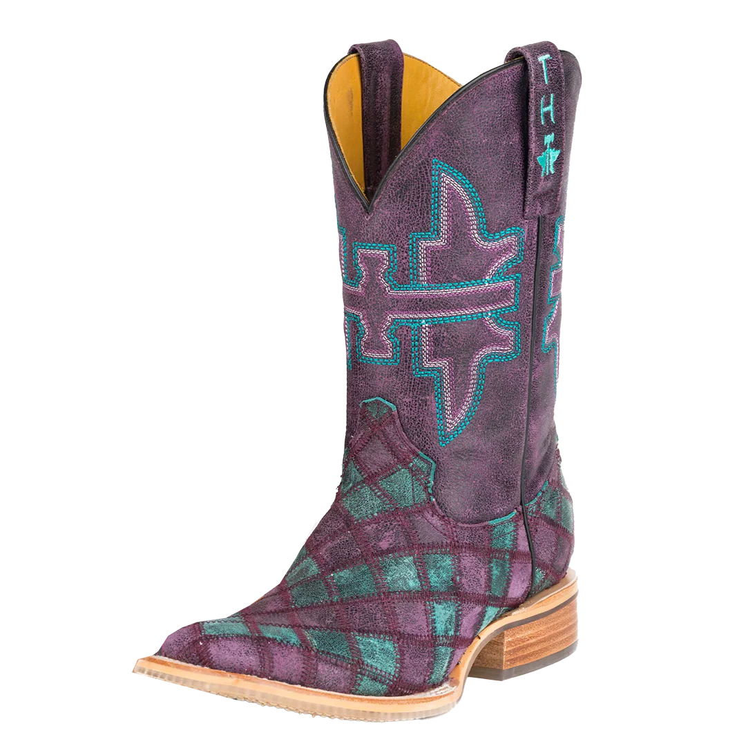 Tin Haul Women's Chevron With Eagle Sole Cowgirl Boots