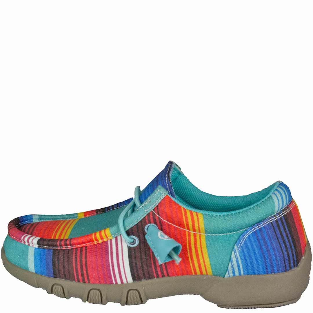 Roper Girls' Serape Print Slip-On Shoes