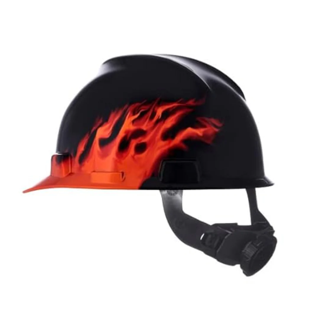 MSA Type 1 Flame Print Specialty V-Gard Protective Cap