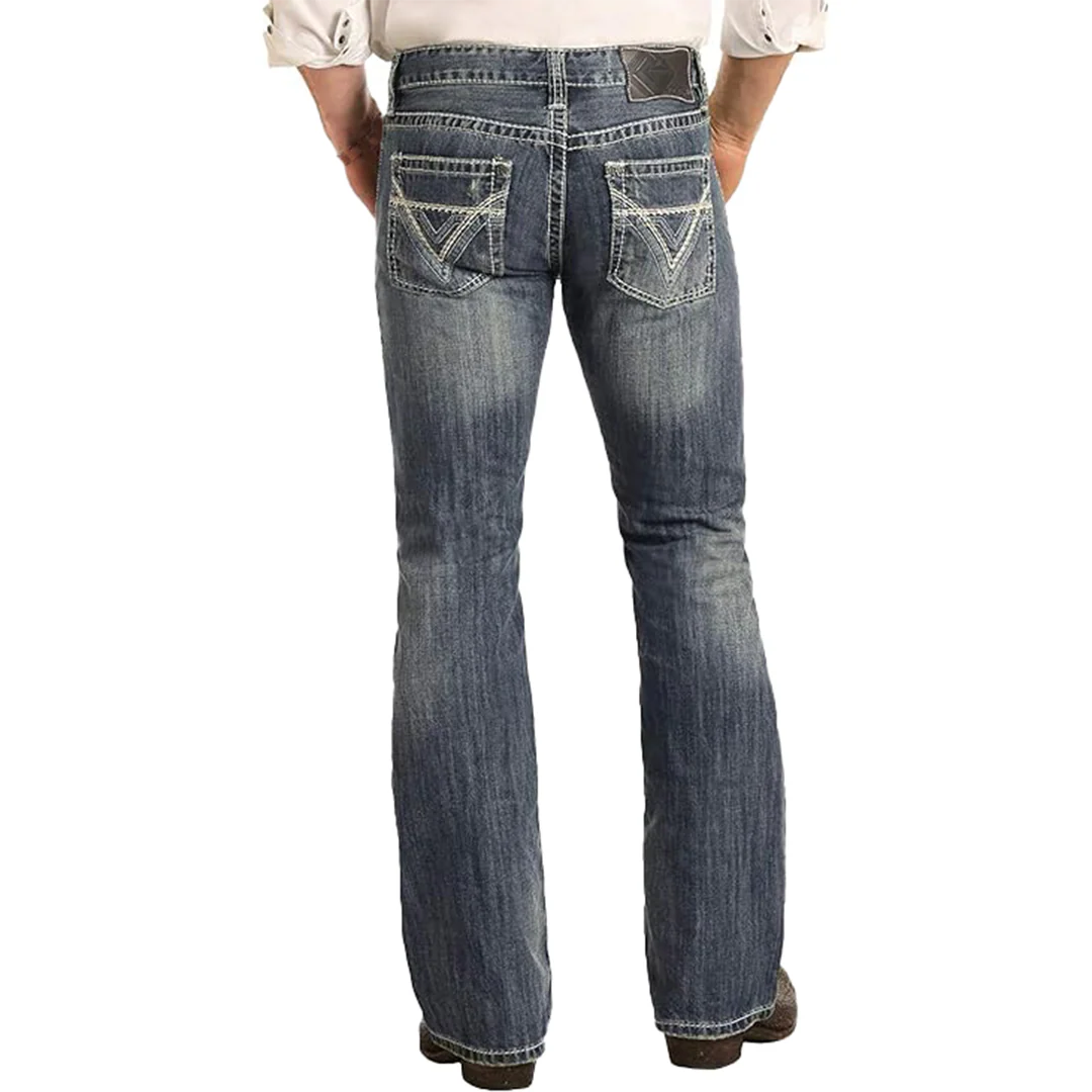 Rock & Roll Denim Men's Pistol Bootcut Jeans