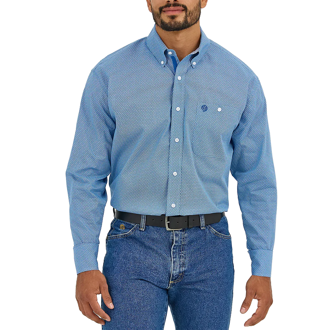 Wrangler Men's George Strait Long Sleeve Button Shirt