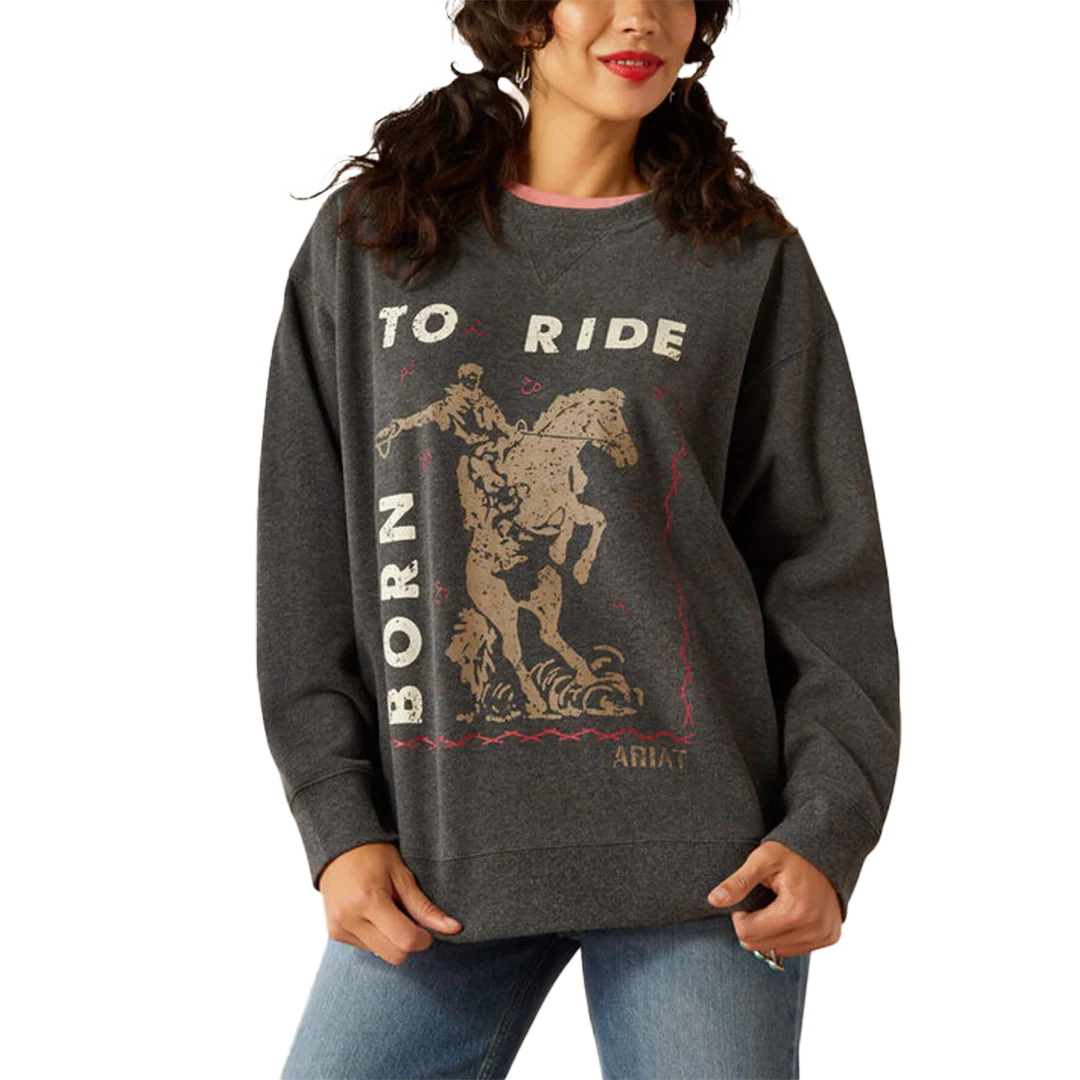 Ariat Women's Oversized Crew Sweatshirt