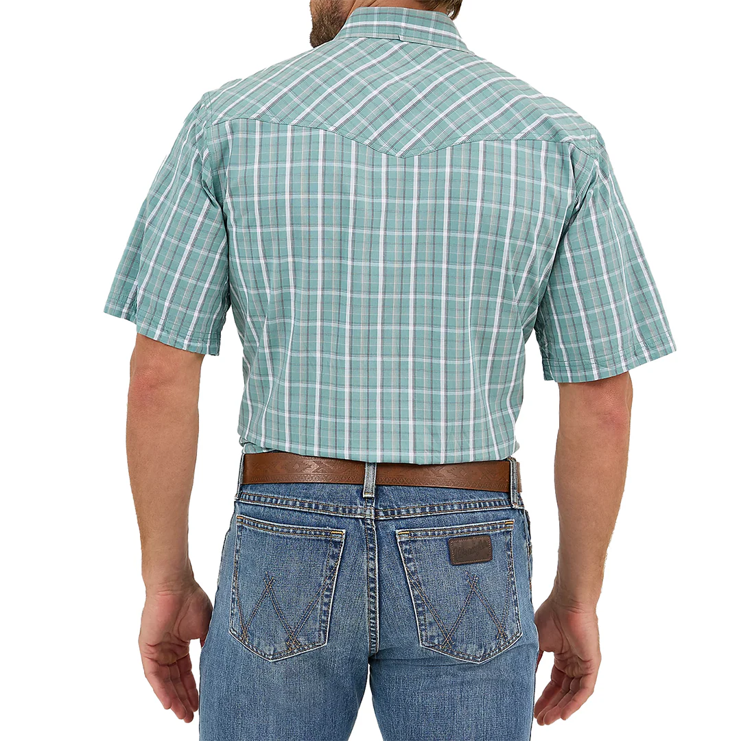 Wrangler Men's 20X Competition Advanced Comfort Short Sleeve Snap Shirt