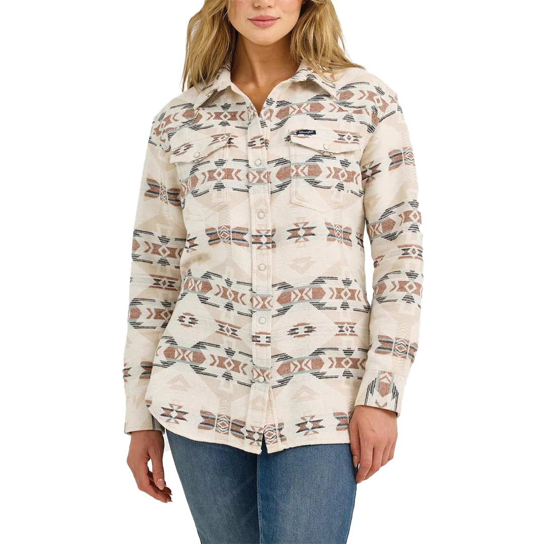 Wrangler Women's Jacquard Shacket