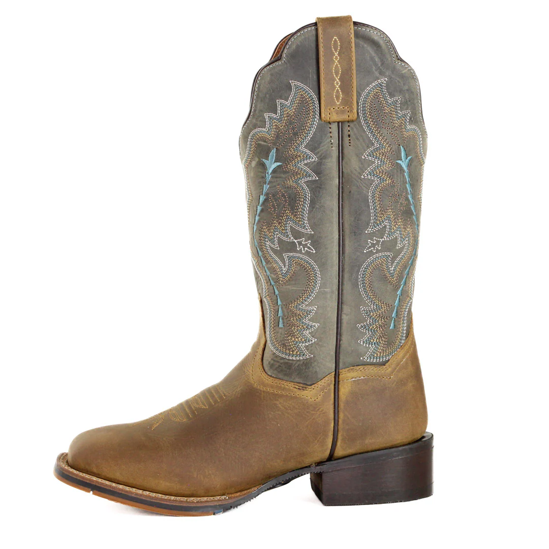 Dan Post Women's Scallop Leather Cowgirl Boots