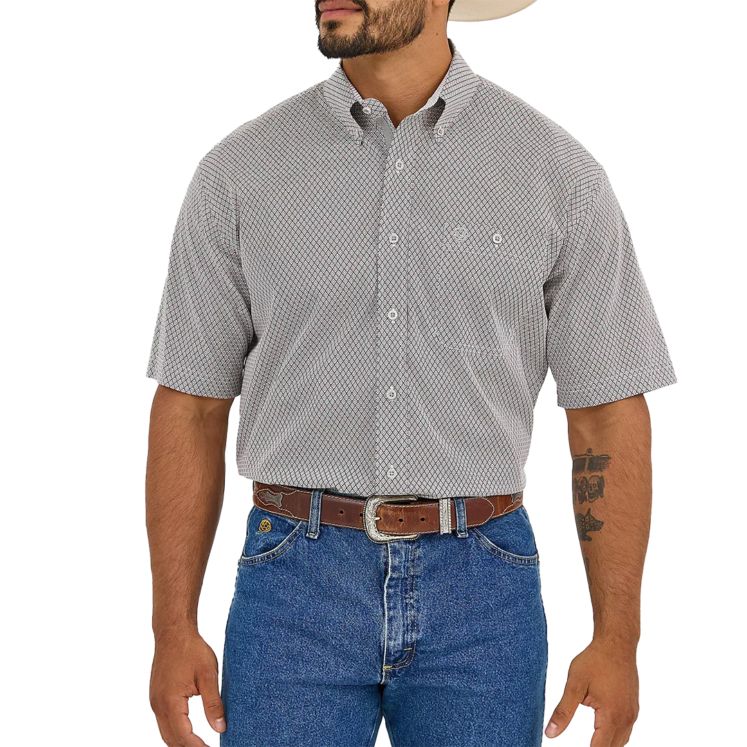 Wrangler Men's George Strait Short Sleeve Button Shirt