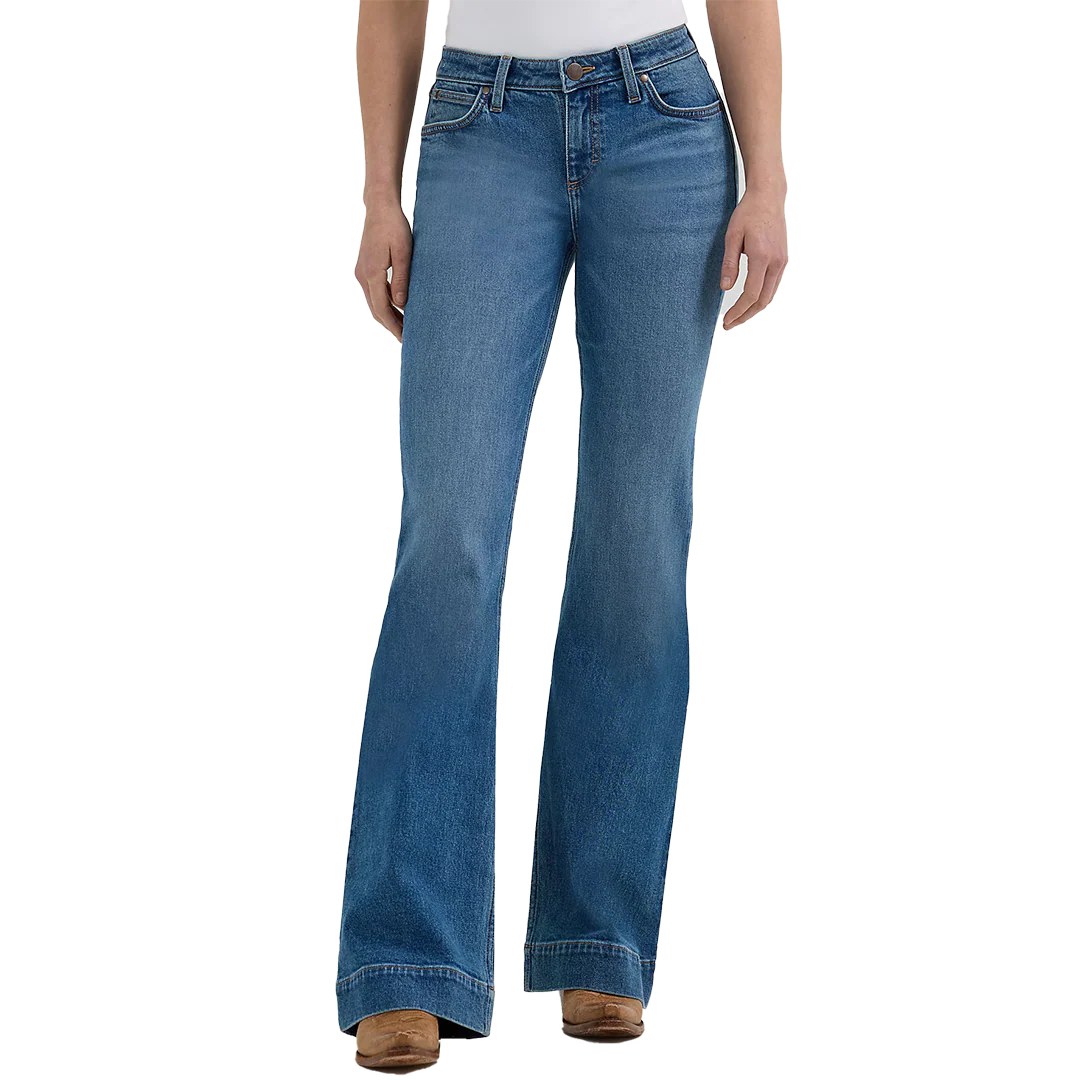 Wrangler Women's Retro Mae Wide Leg Trouser Jeans