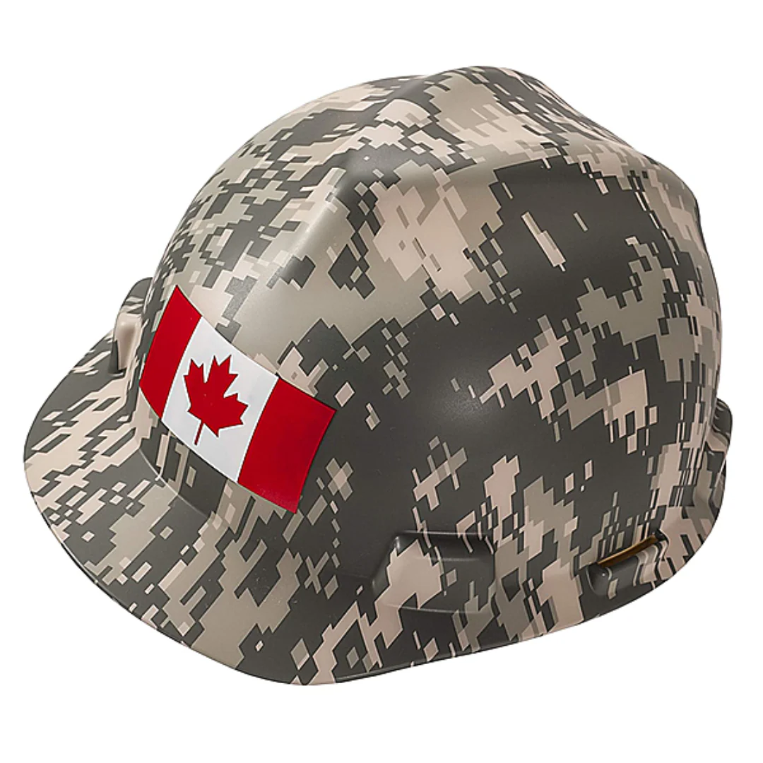 MSA Type 1 Camo Print Specialty V-Gard Protective Cap