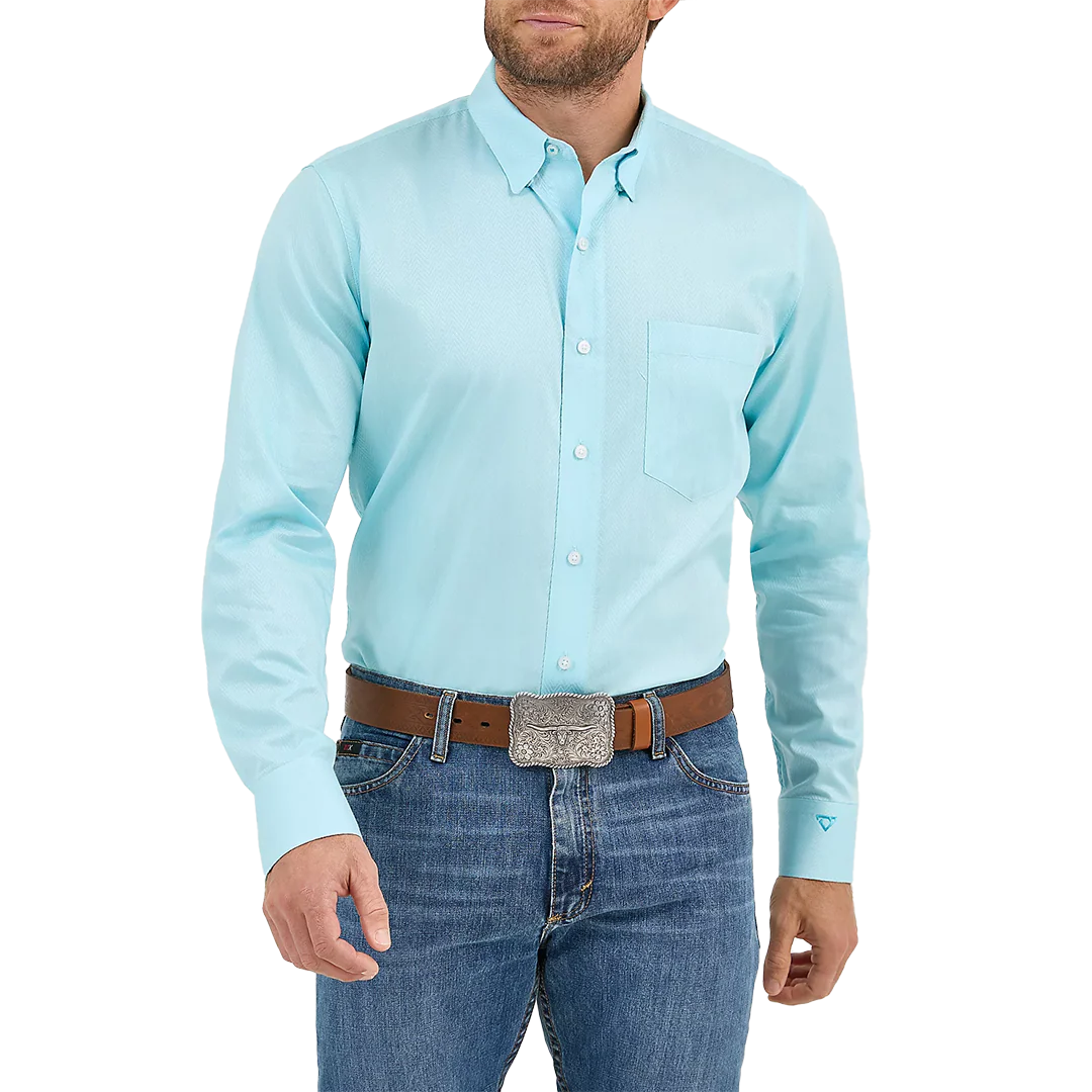 Wrangler Men's Cody Johnson Long Sleeve Button Shirt