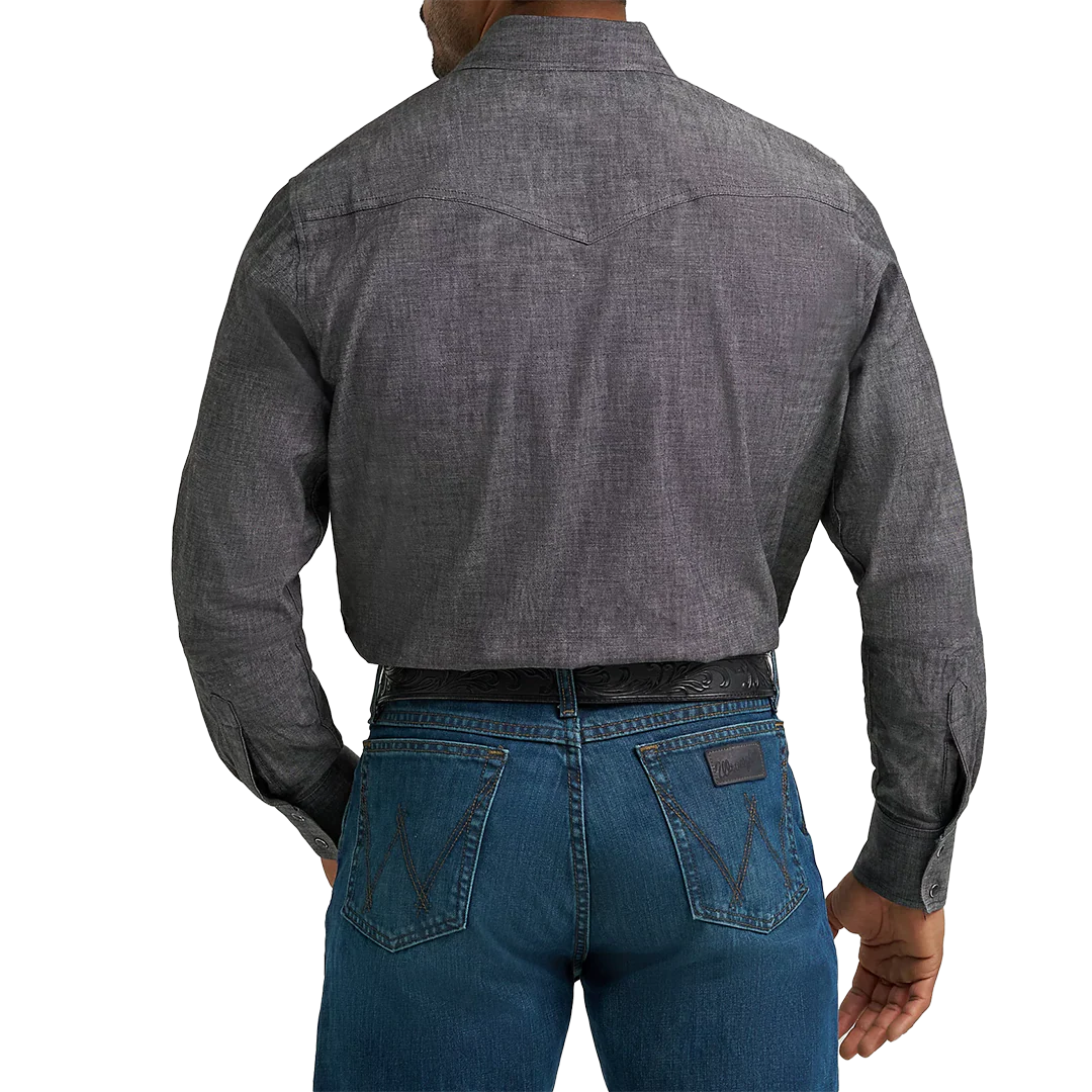 Wrangler Men's Cody Johnson Long Sleeve Western Snap Shirt
