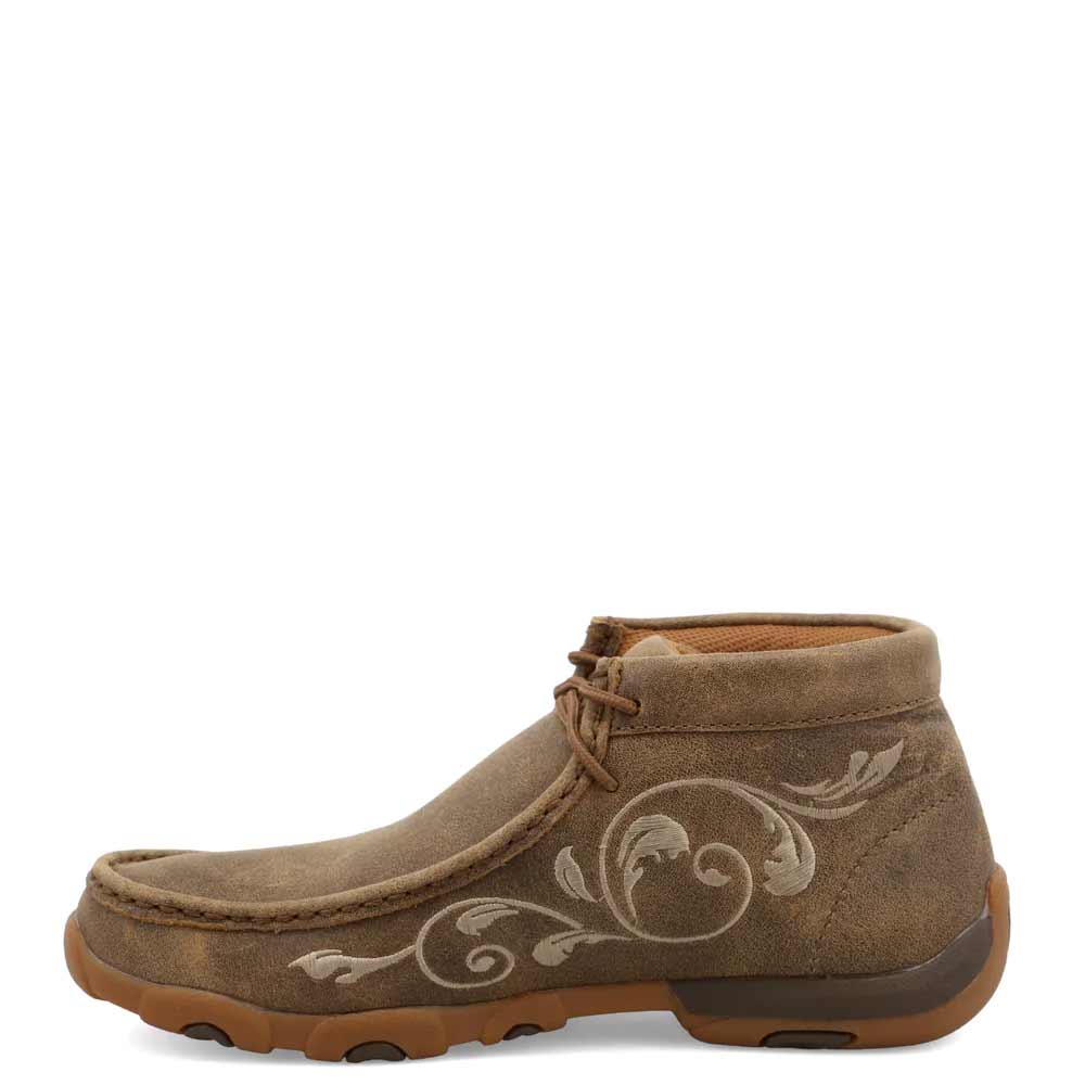 Twisted X Women's Embroidered Chukka Driving Moc Shoes