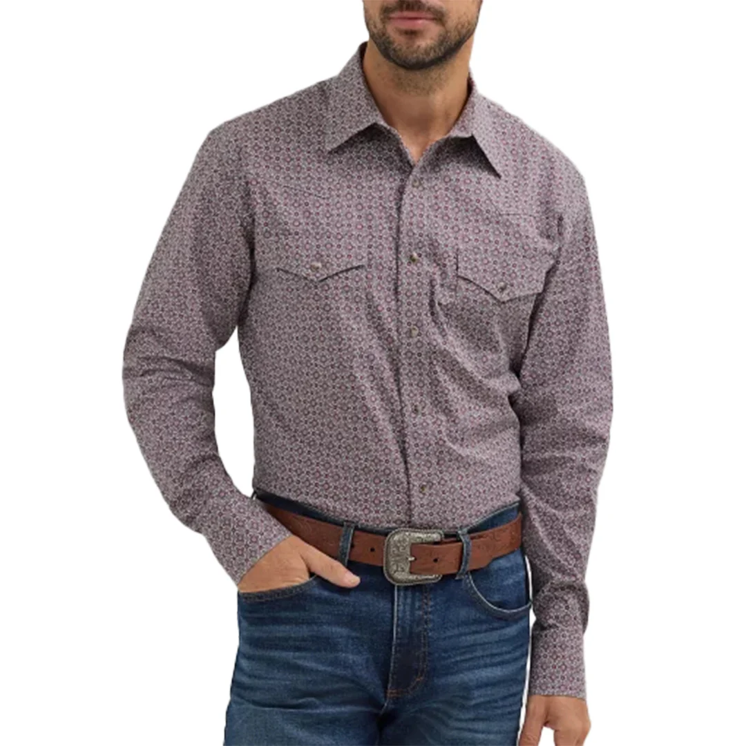 Wrangler Men's 20X Competition Advanced Comfort Long Sleeve Snap Shirt