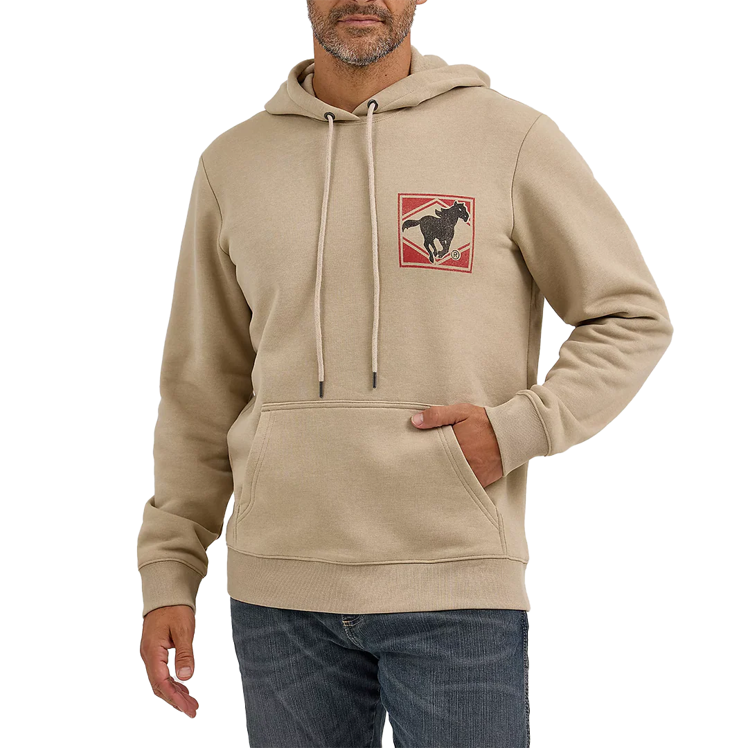Wrangler Men's Classic Logo Graphic Hoodie