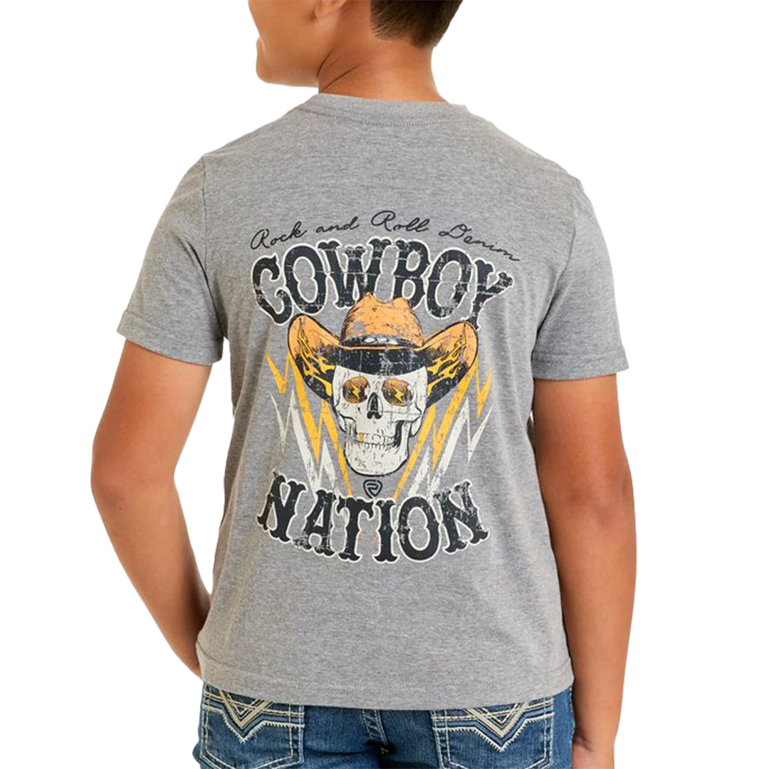 Rock & Roll Denim Boys' Cowboy Graphic T-Shirt