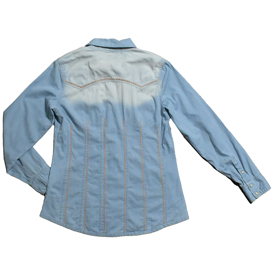 Tasha Polizzi Women's Denim Lottie Long Sleeve Snap Shirt