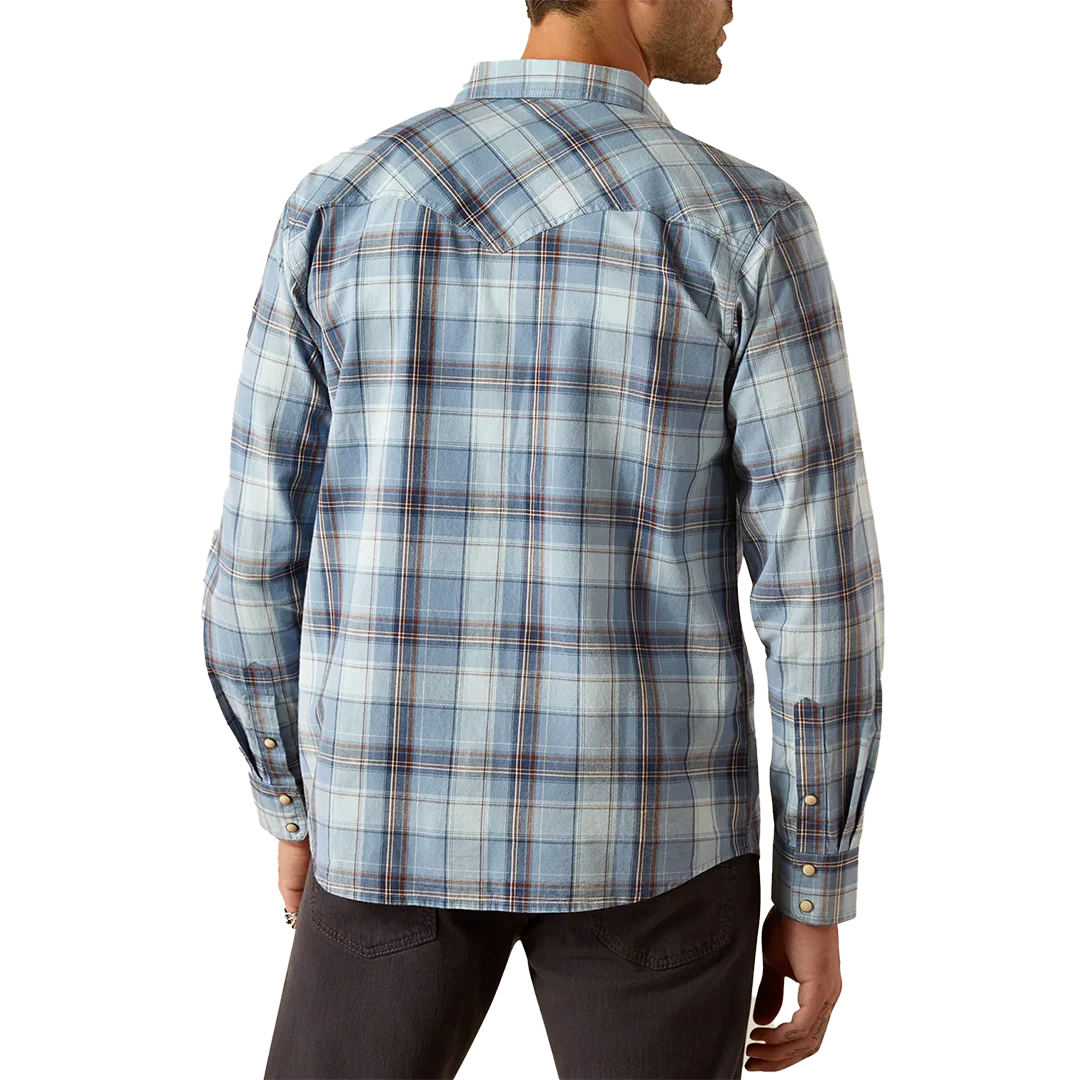 Ariat Men's Plaid Retro Fit Long Sleeve Snap Shirt