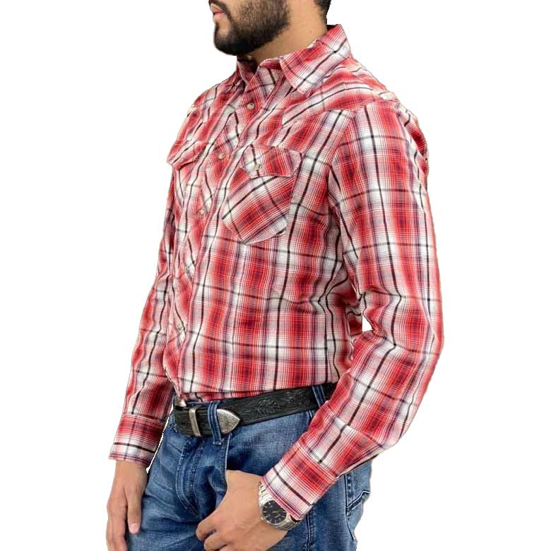 Wrangler Men's Fashion Plaid Snap Shirt